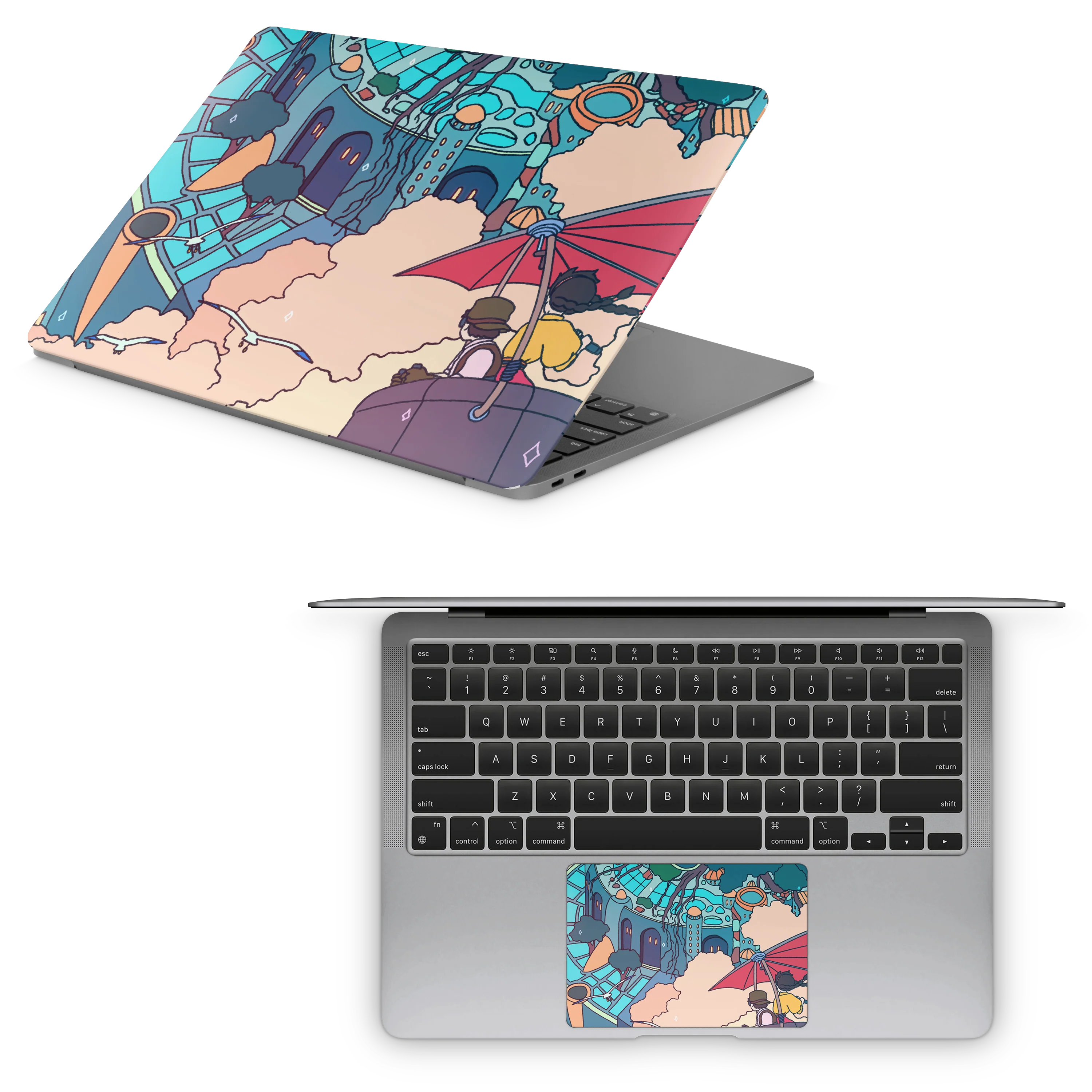 Apple MacBook Castle in the Sky Skin - Image 3