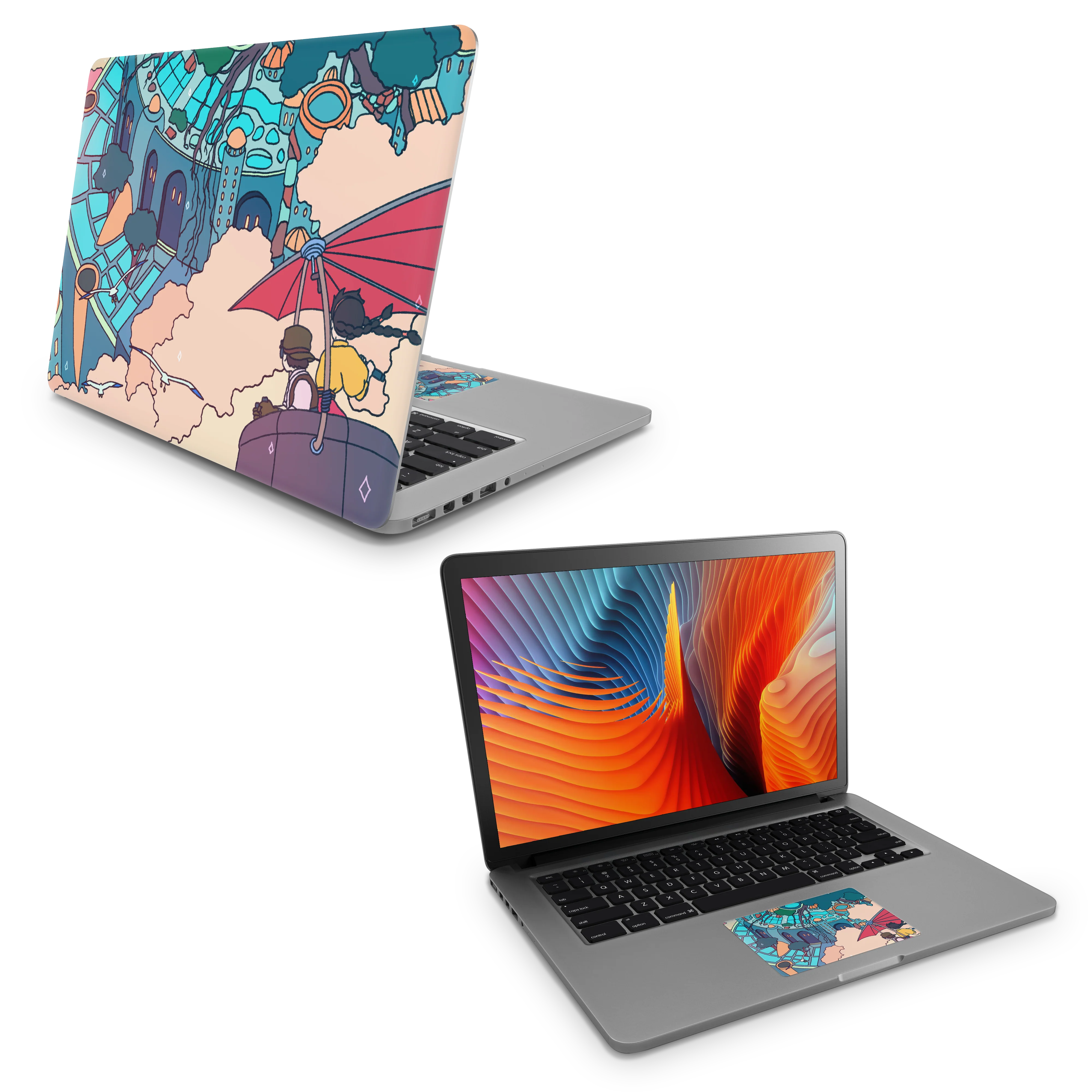 Apple MacBook Castle in the Sky Skin - Image 4