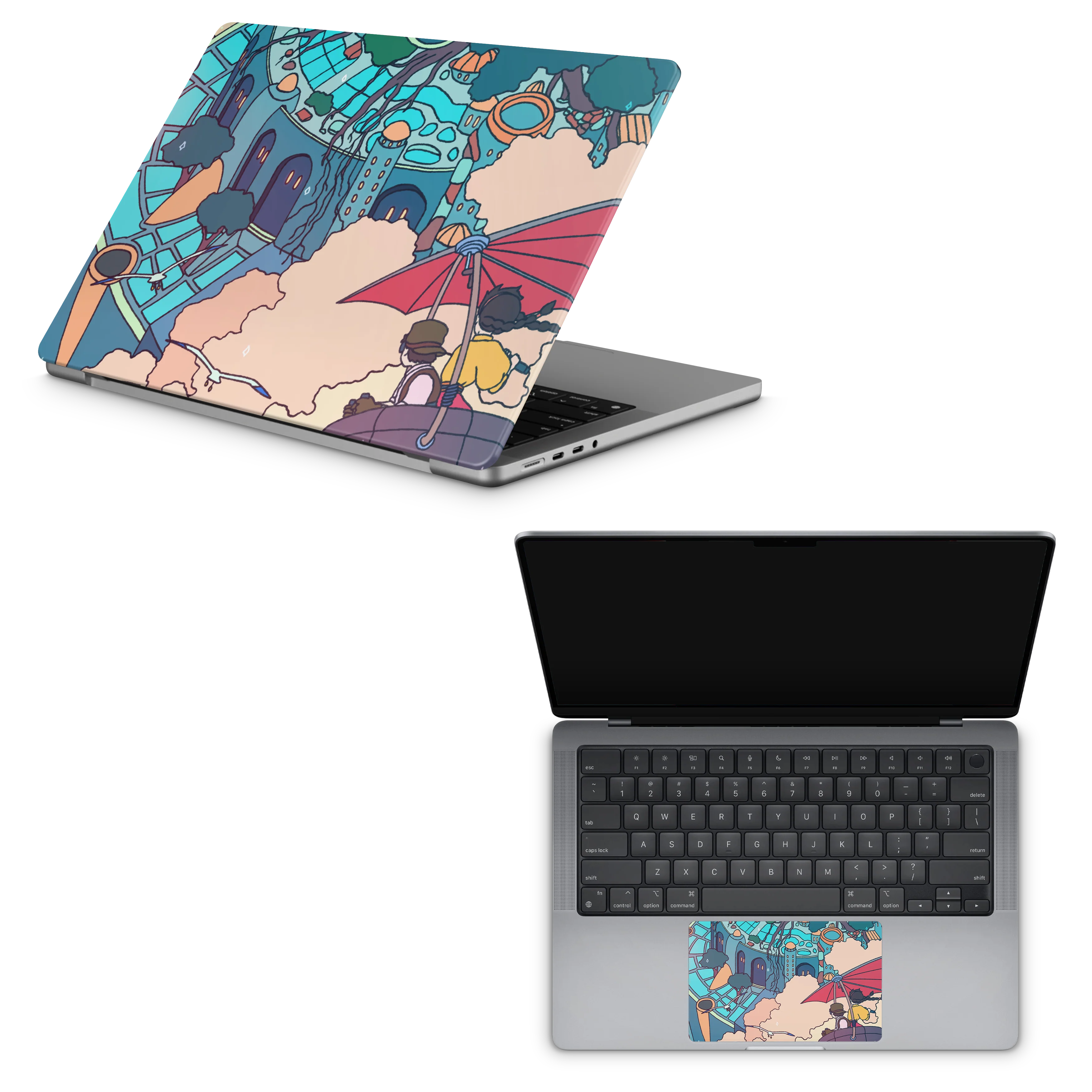 Apple MacBook Castle in the Sky Skin - Image 7