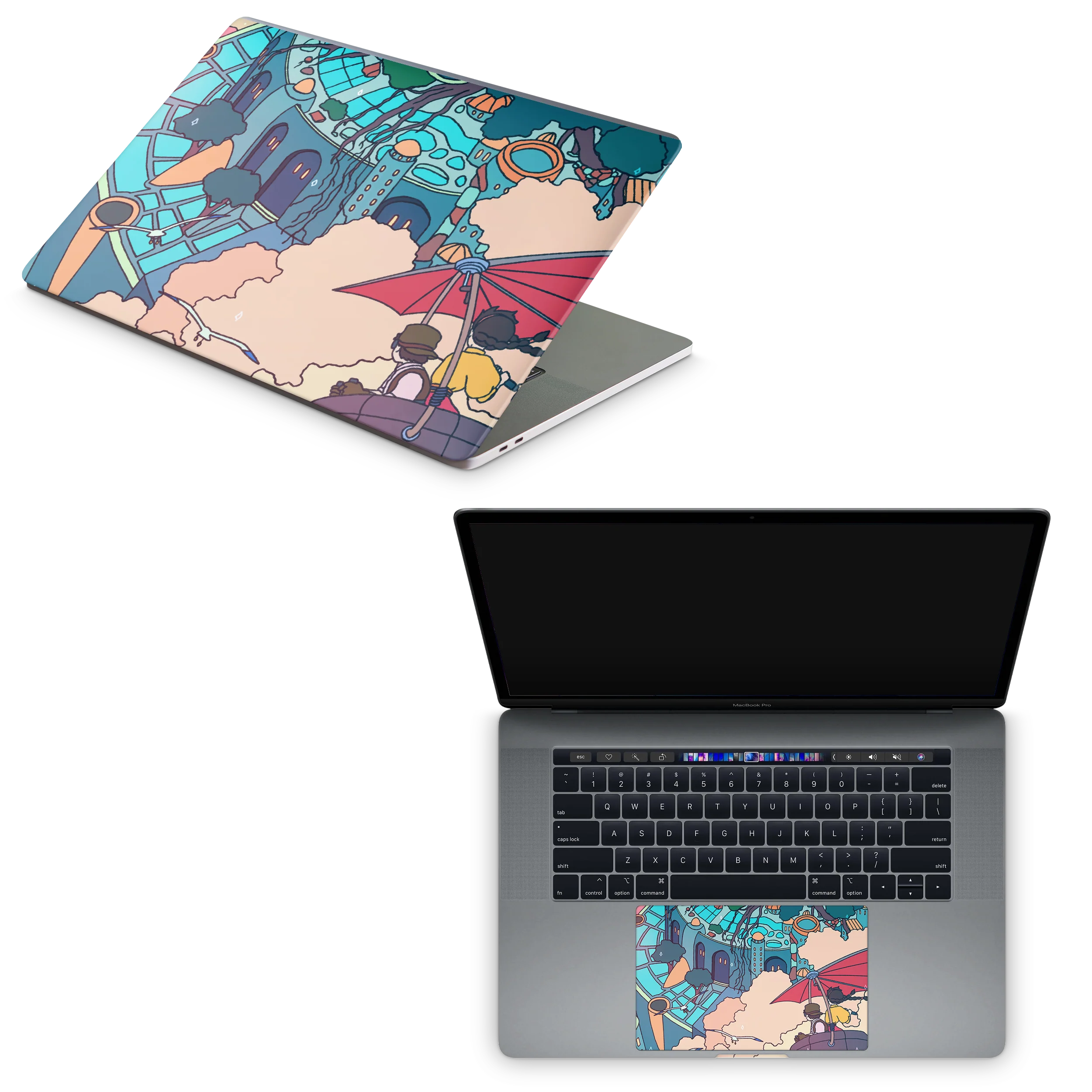 Apple MacBook Castle in the Sky Skin - Image 8