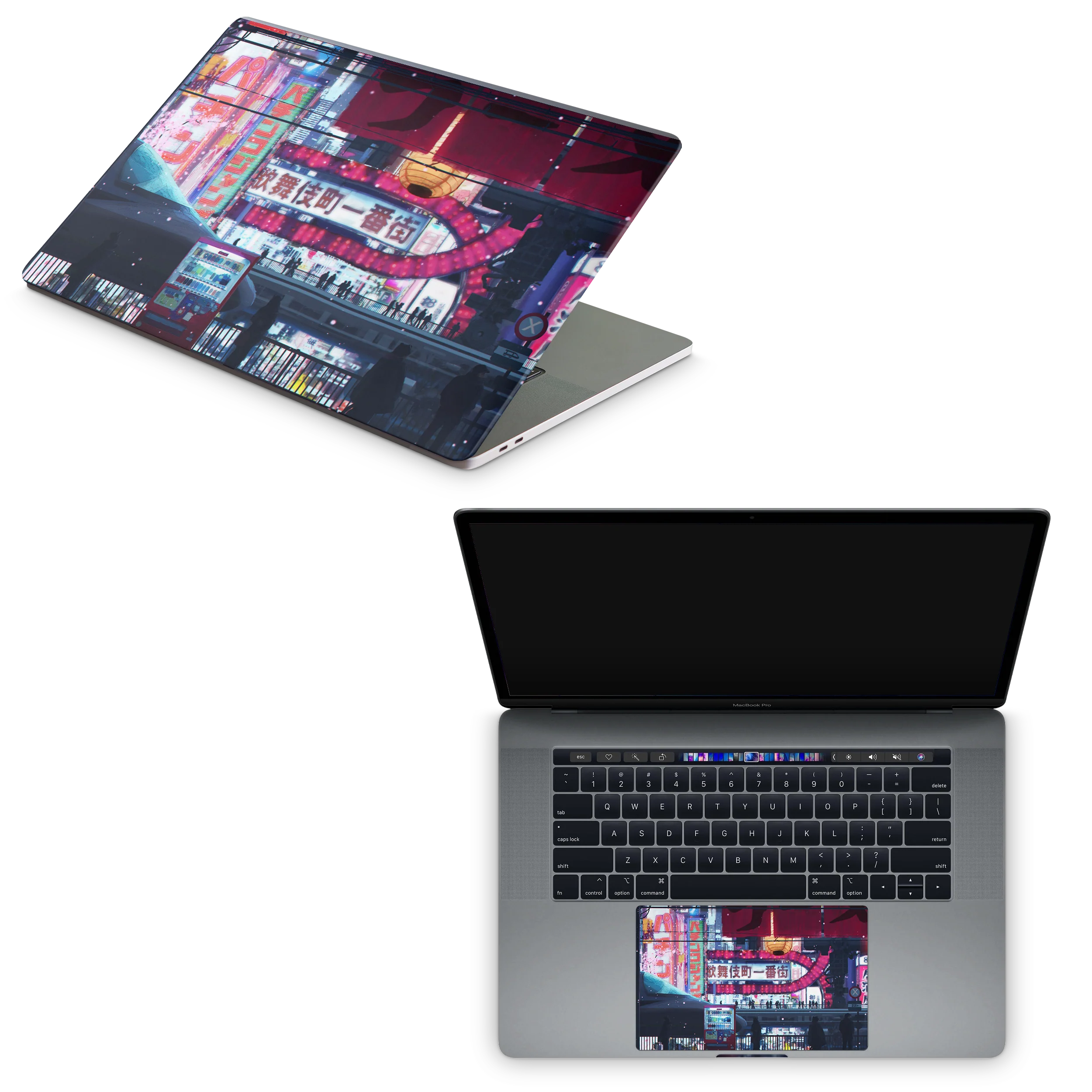 Apple MacBook Cyberpunk Streets Skin - Image 8