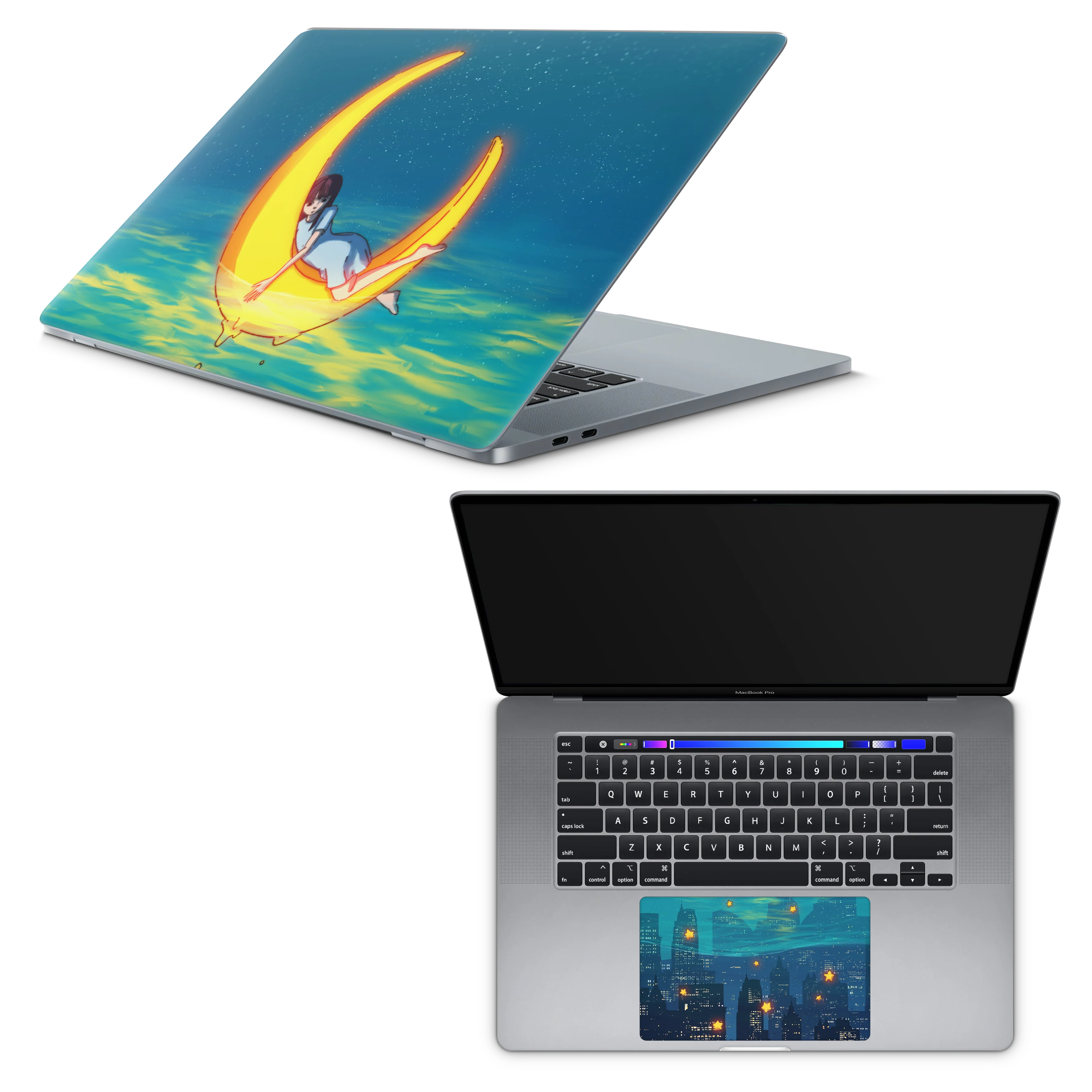 Apple MacBook Girl on the Moon Skin - Image 11