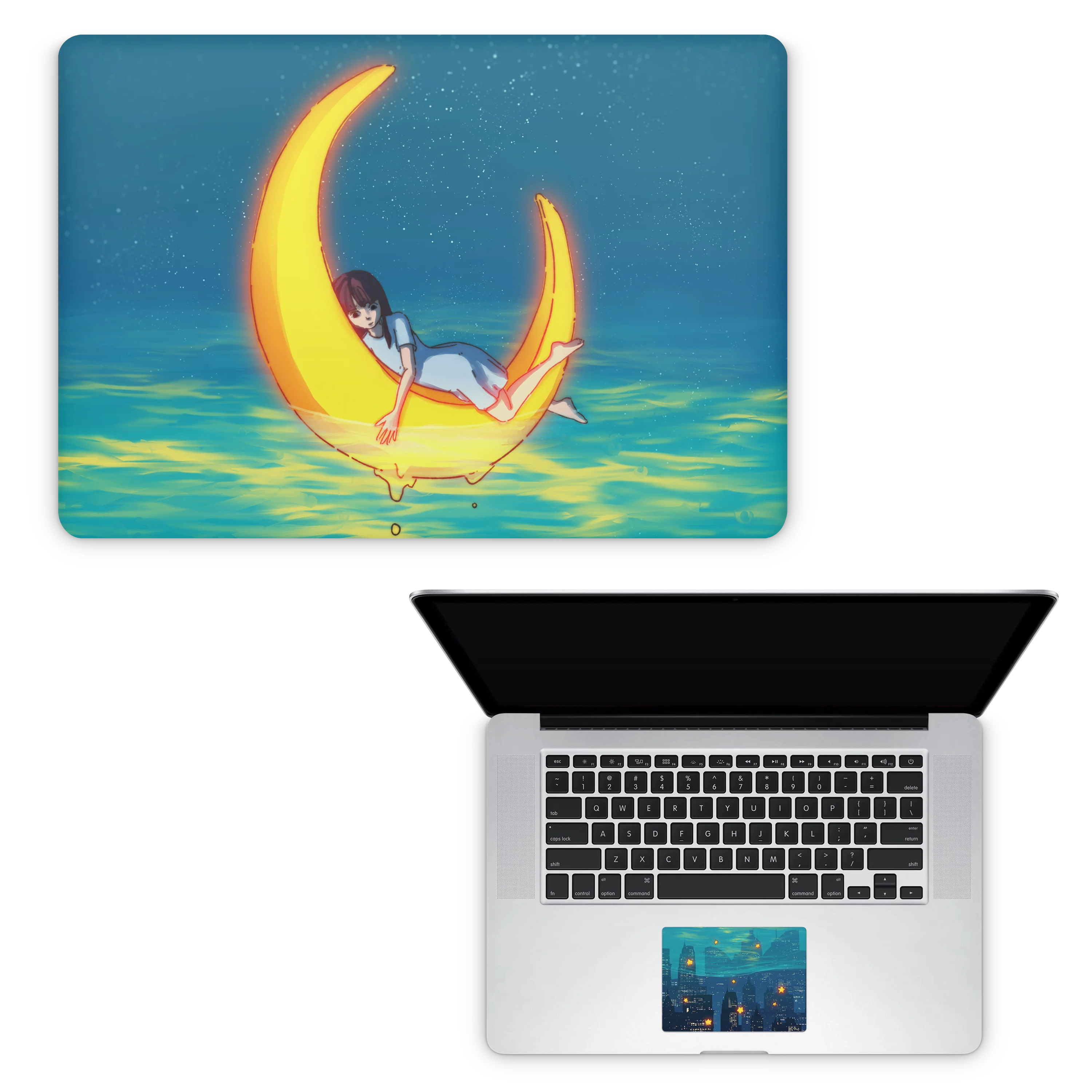 Apple MacBook Girl on the Moon Skin - Image 9