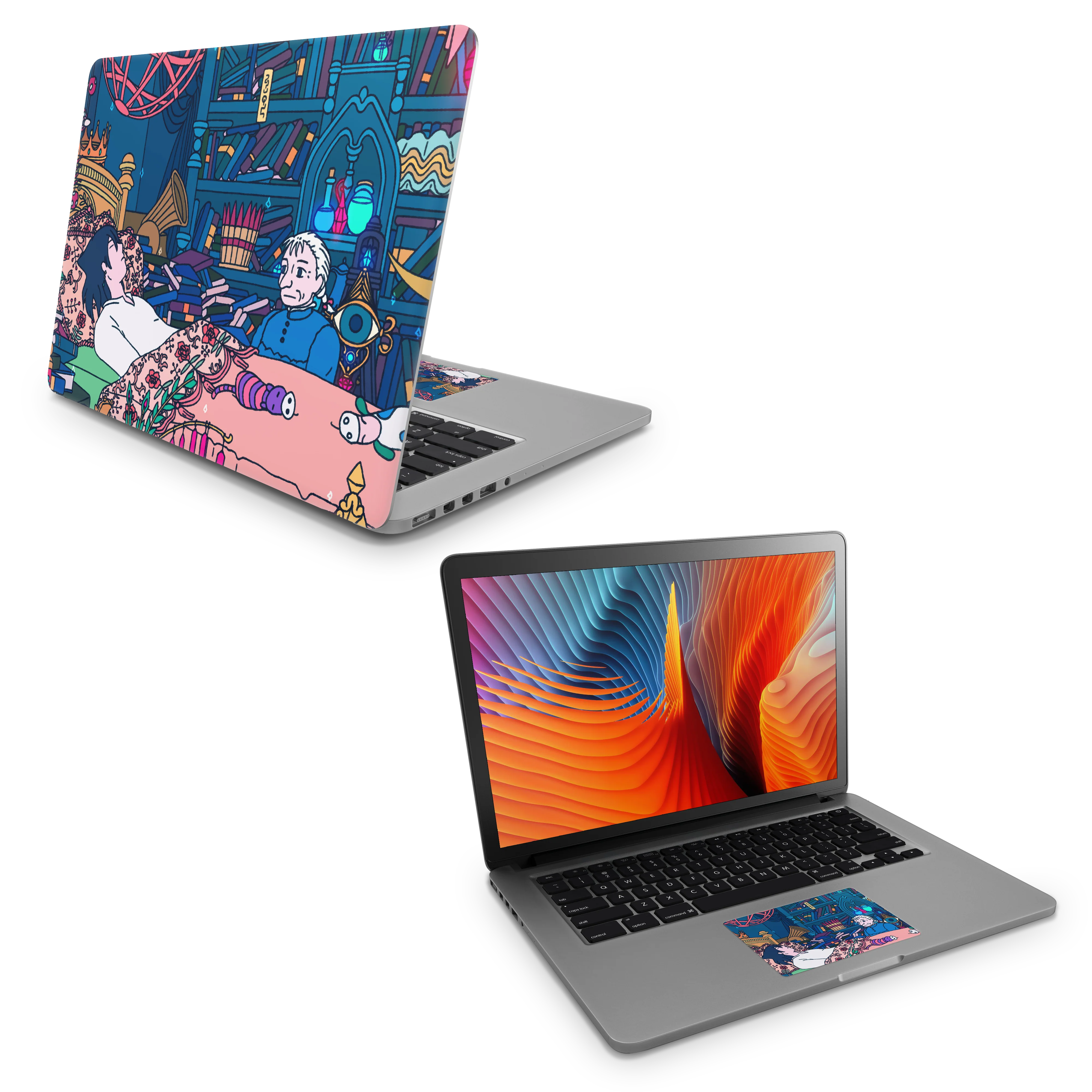 Apple MacBook Howl's Room Skin - Image 4