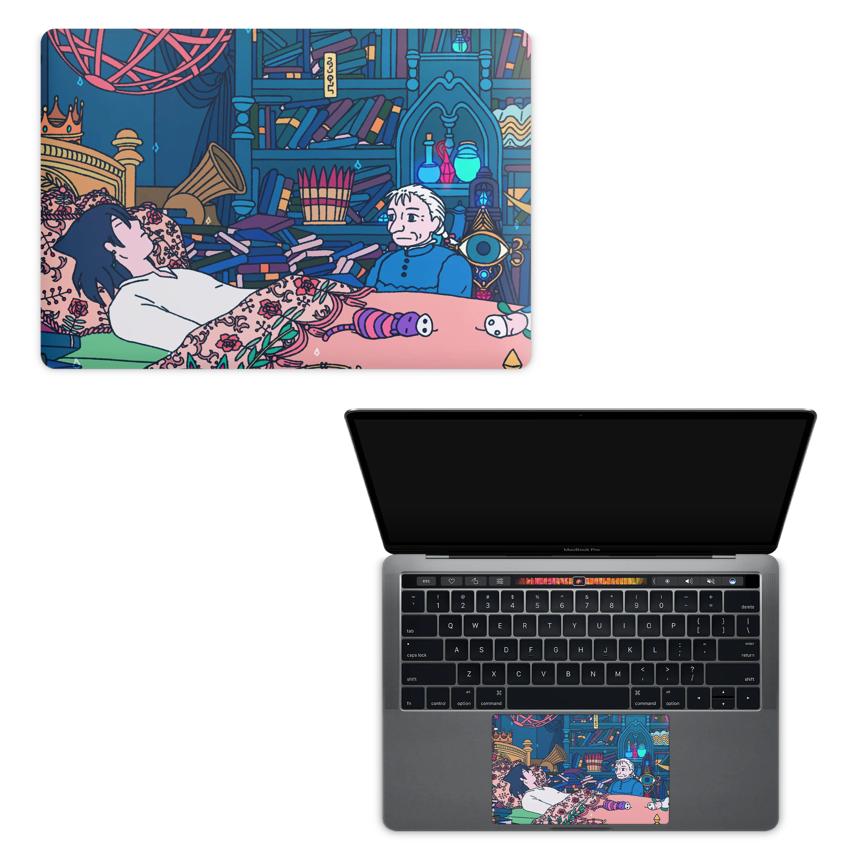 Apple MacBook Howl's Room Skin - Image 5