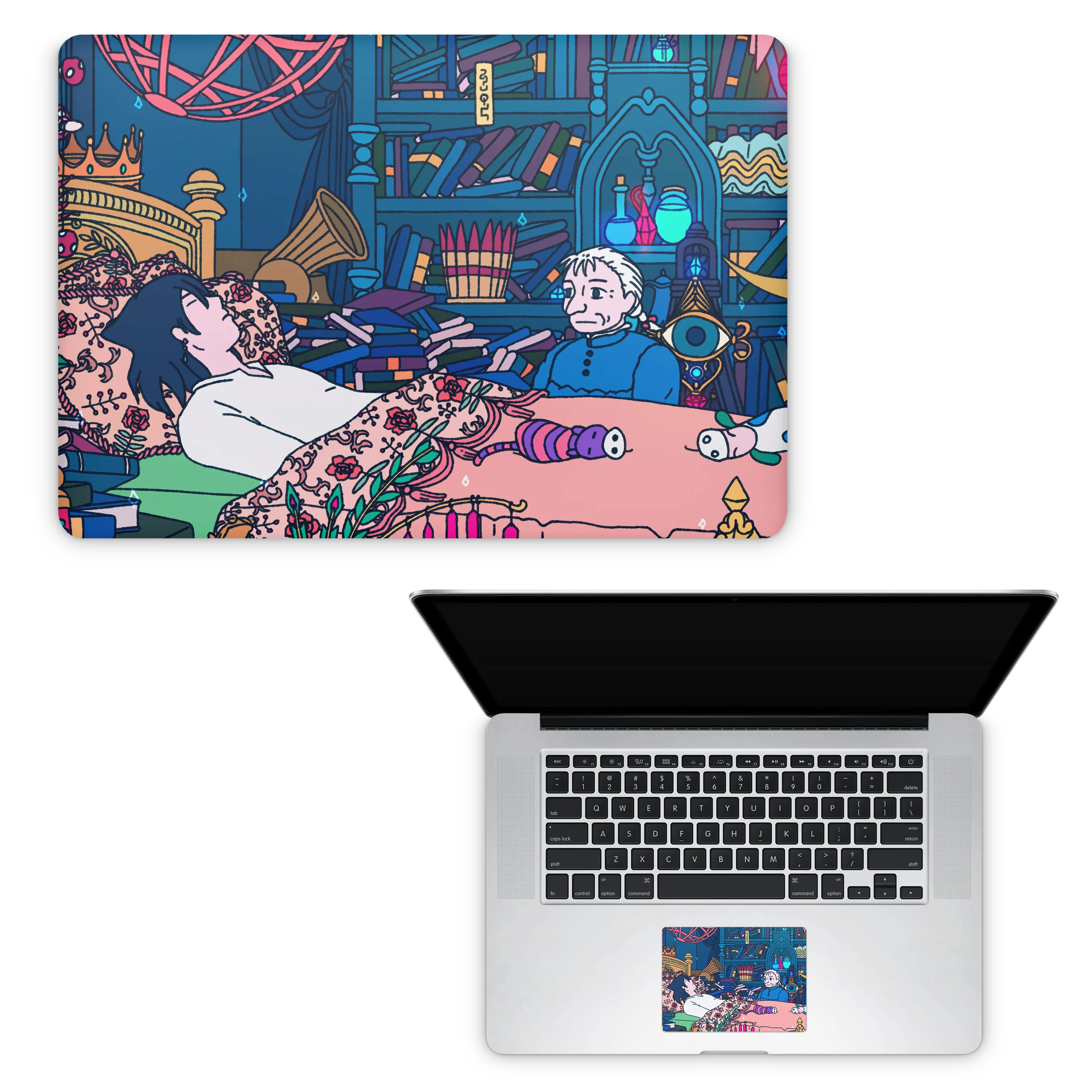 Apple MacBook Howl's Room Skin - Image 9