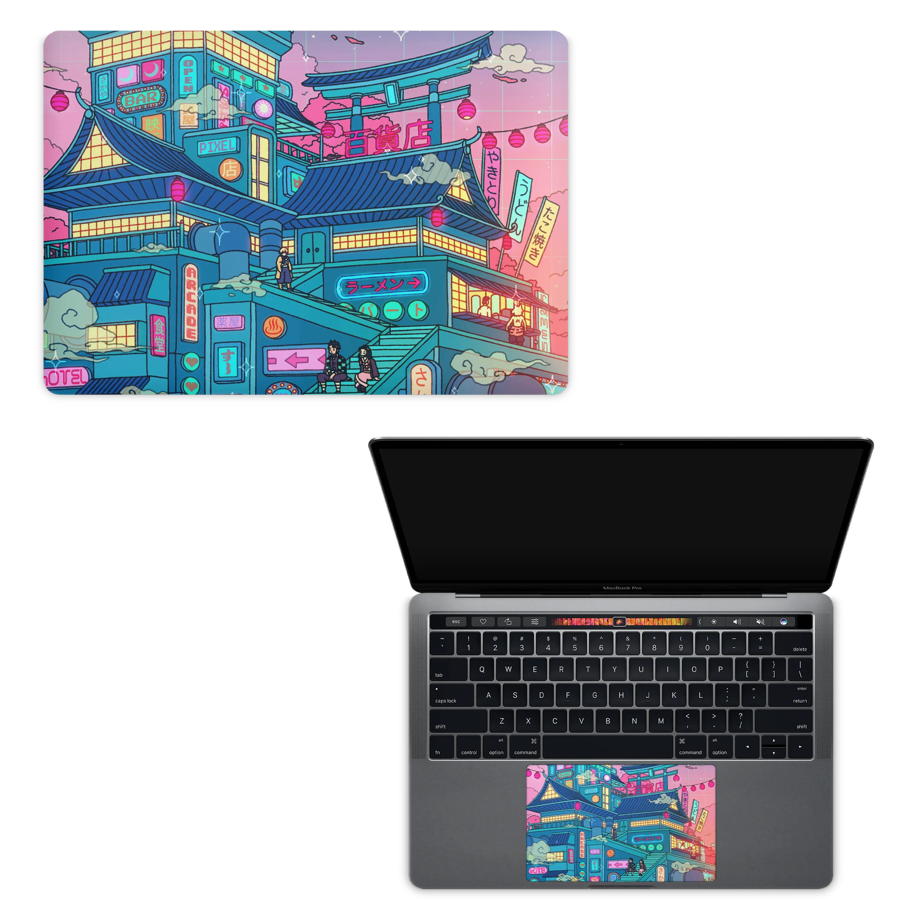 Apple MacBook Lantern Festival Skin - Image 5
