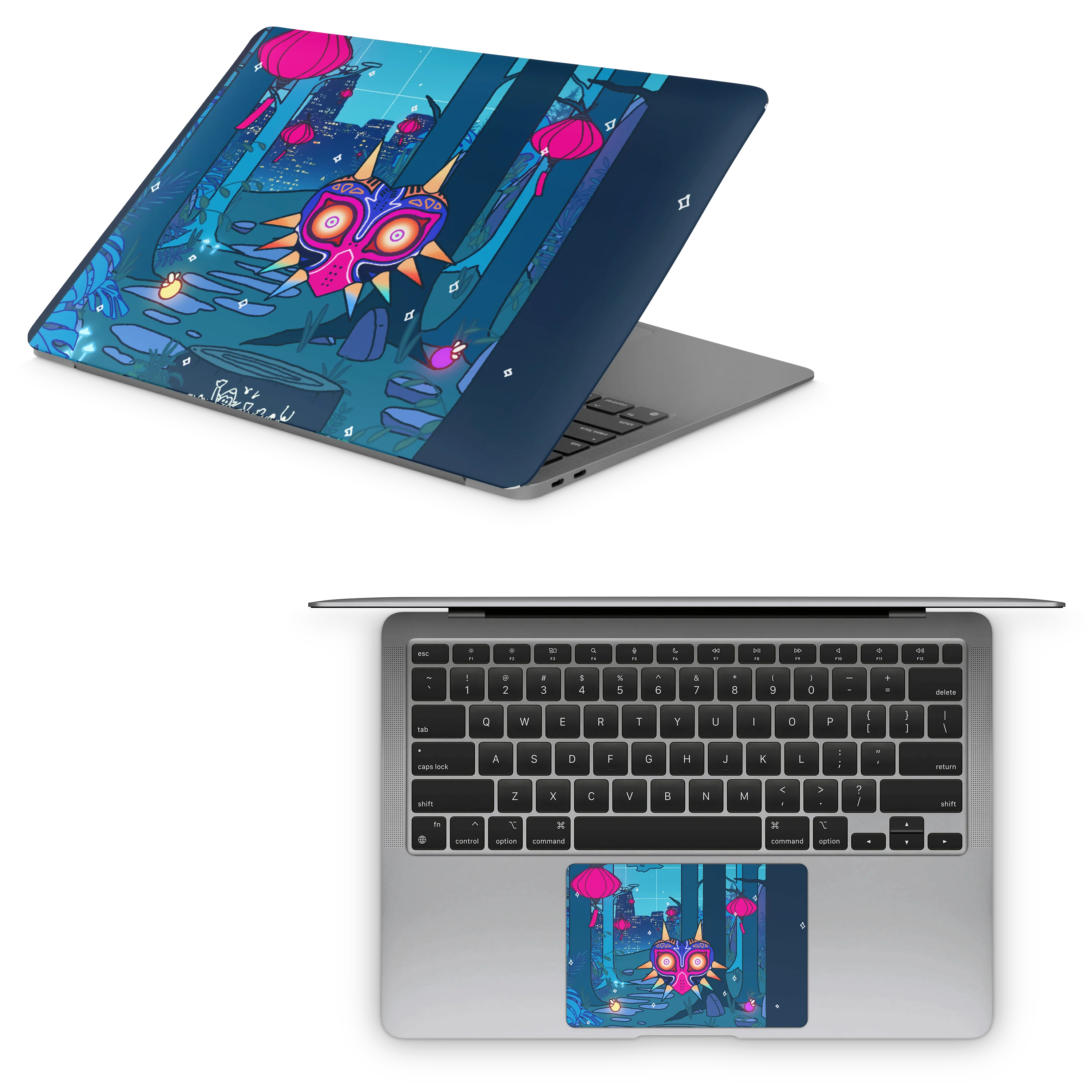 Apple MacBook Majora's mask Skin - Image 3