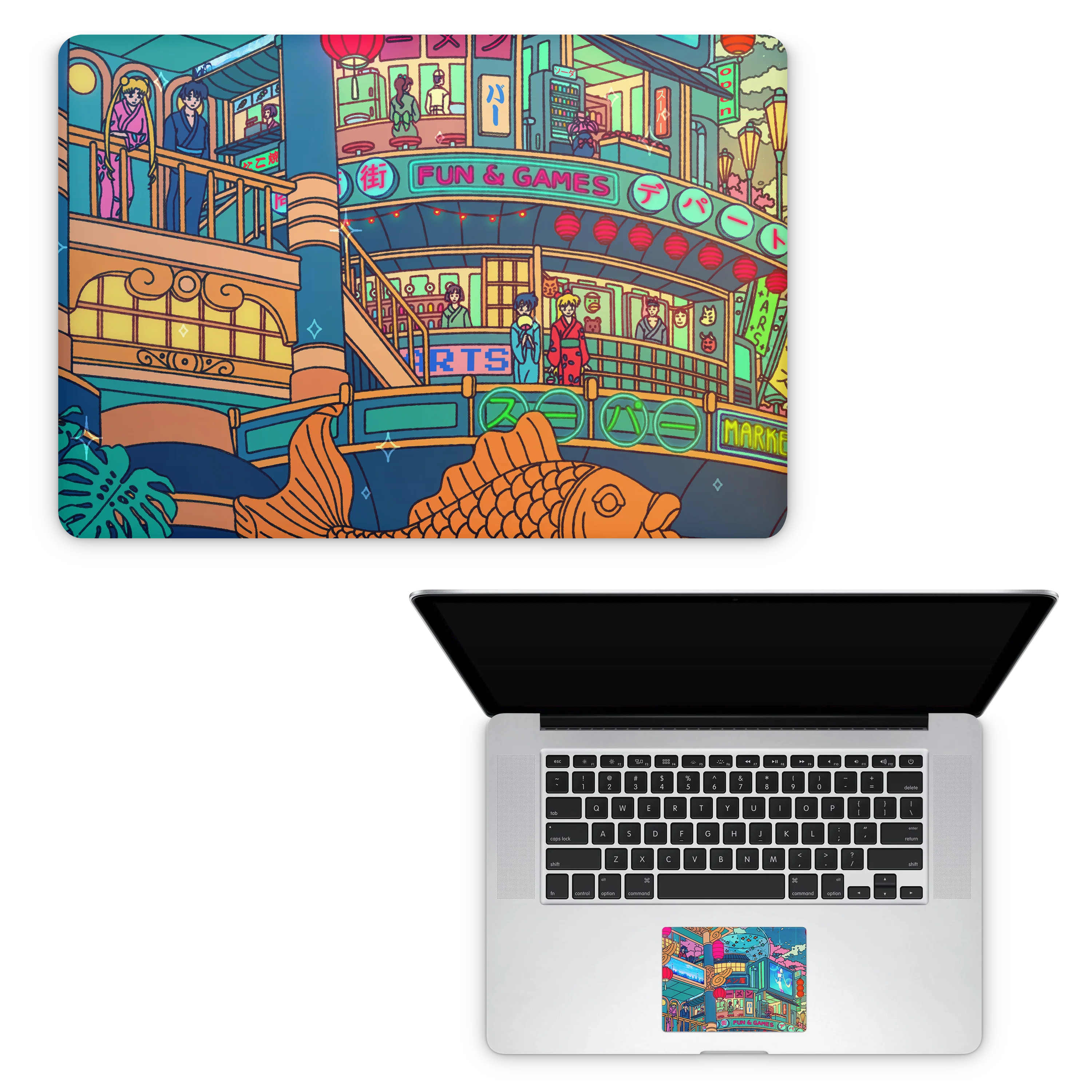 Apple MacBook Moon festival Skin - Image 9