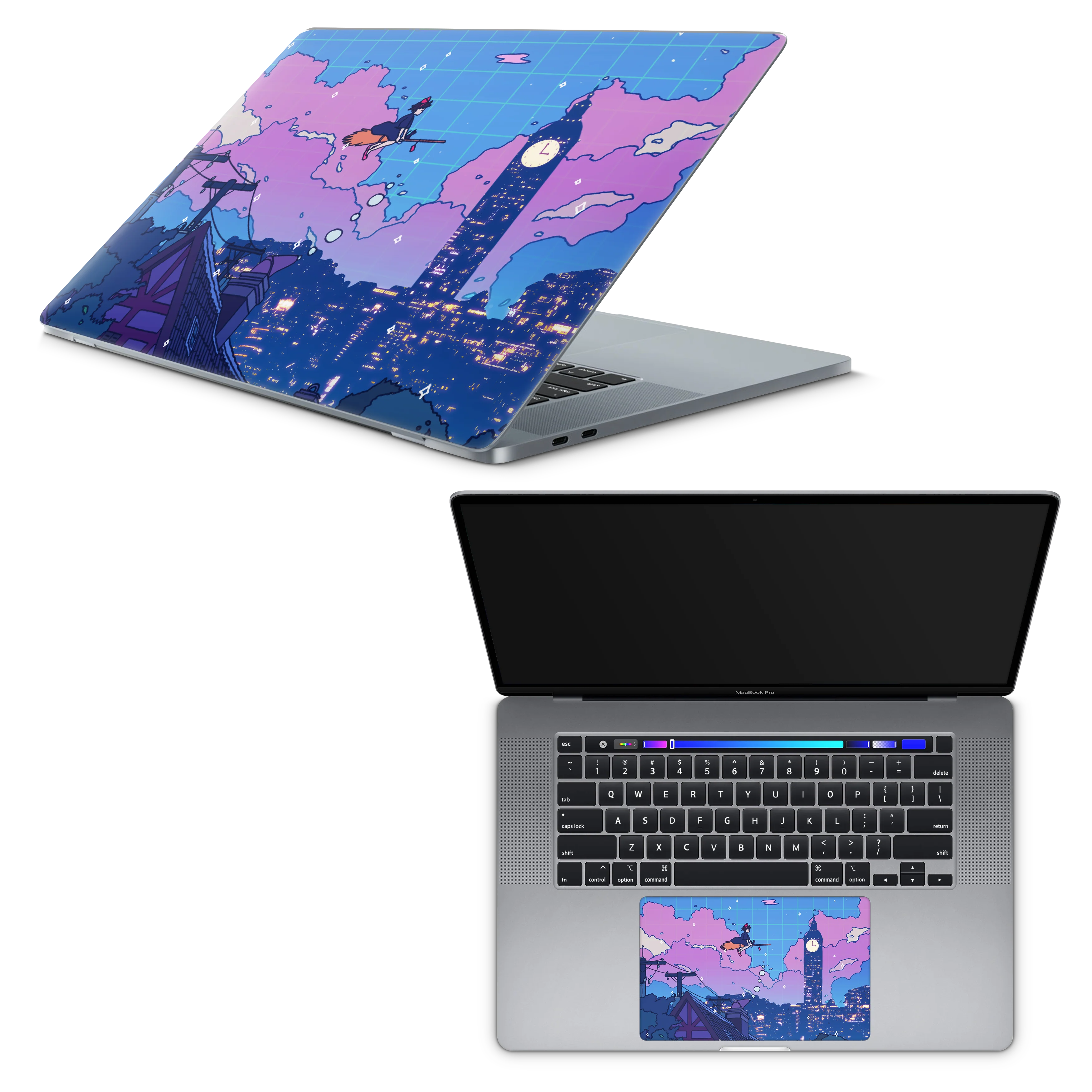 Apple MacBook Night Flight Skin - Image 11