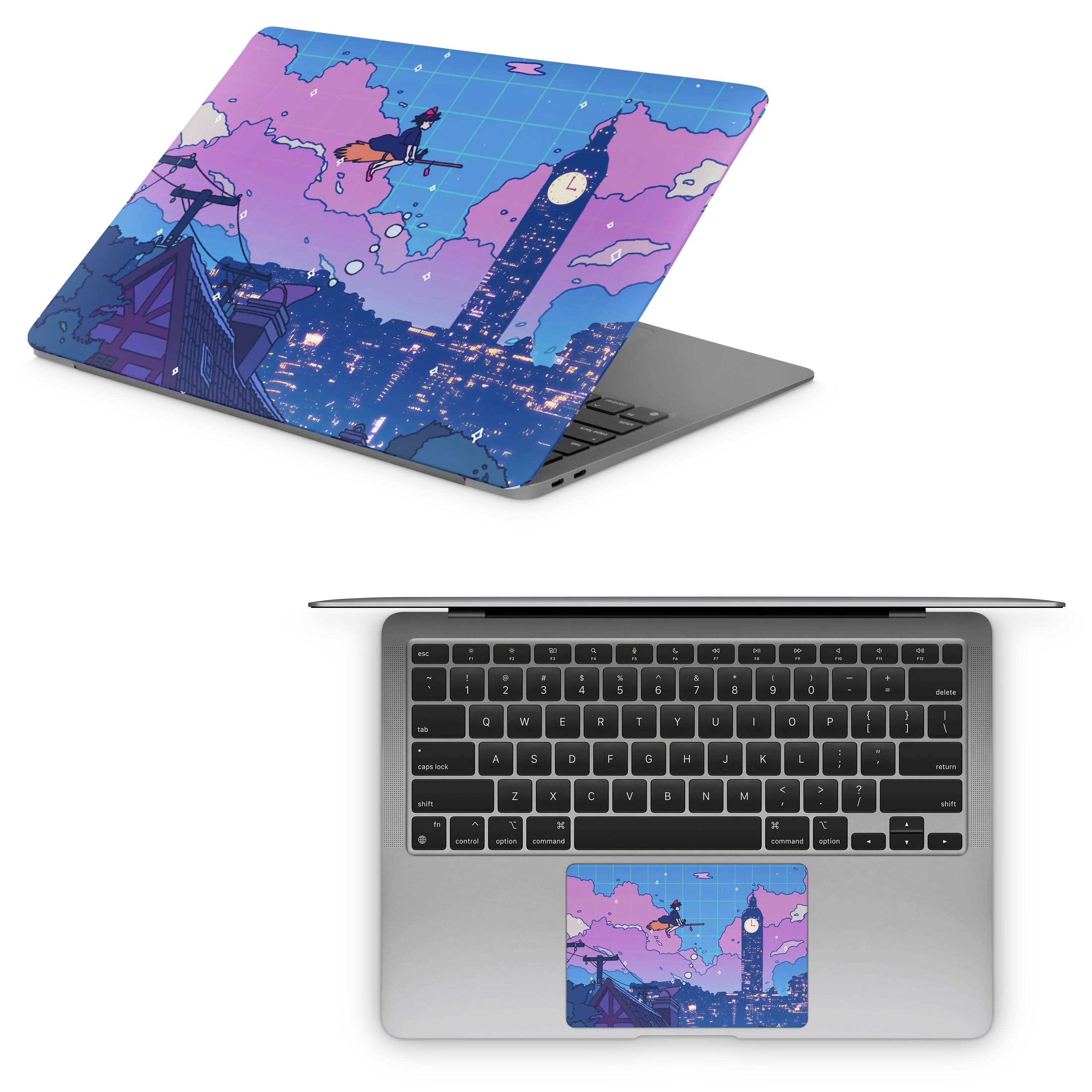 Apple MacBook Night Flight Skin - Image 3