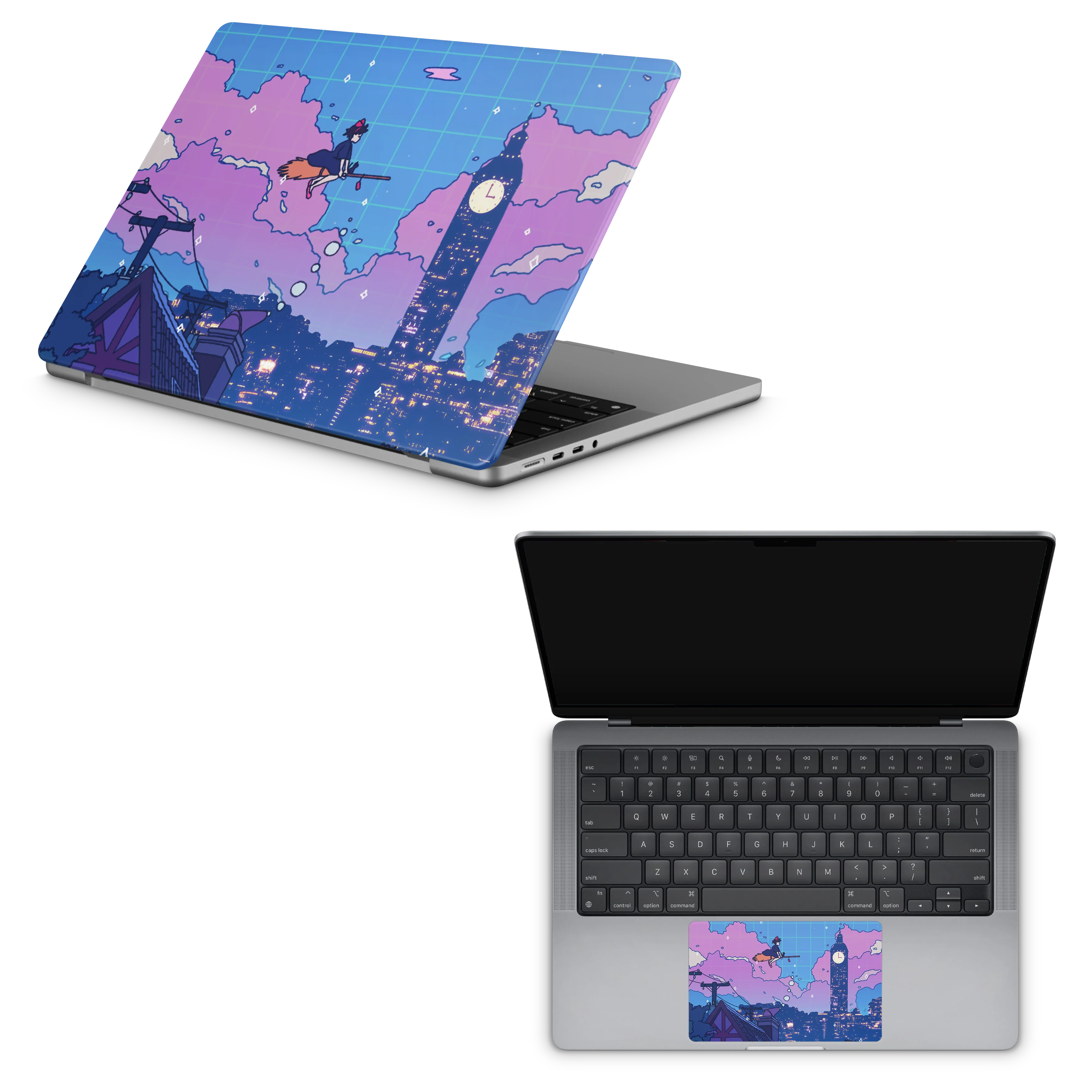Apple MacBook Night Flight Skin - Image 7