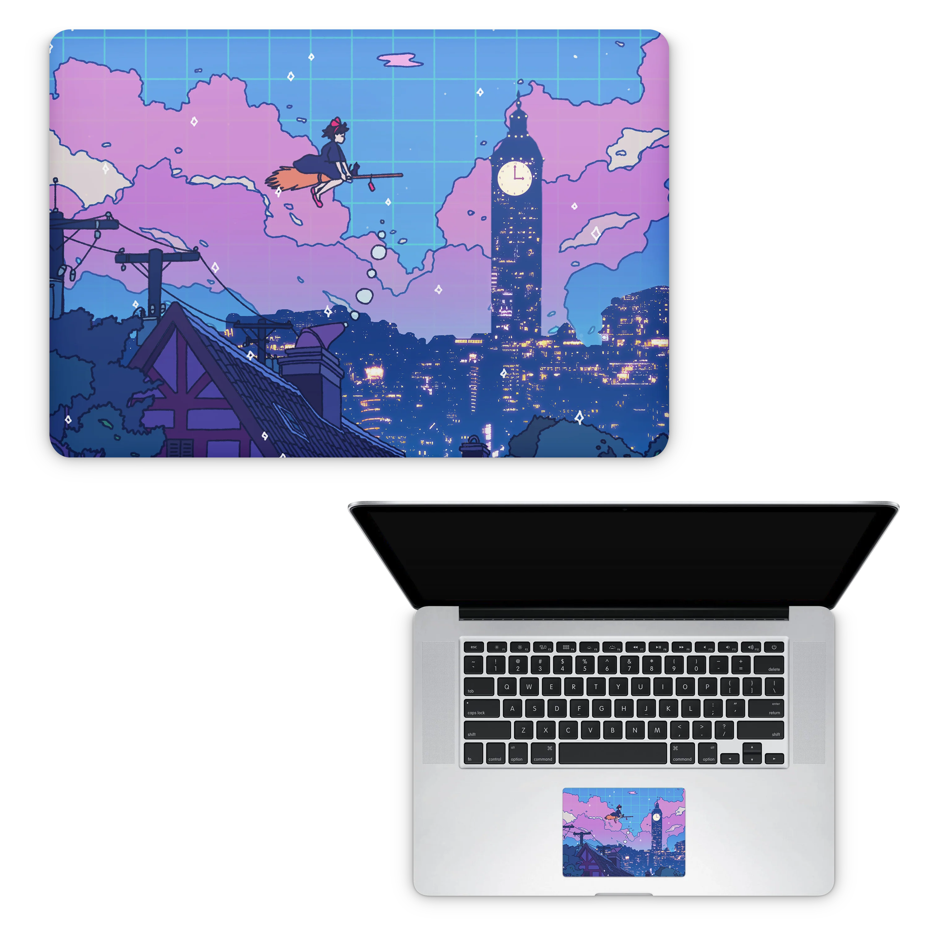 Apple MacBook Night Flight Skin - Image 9