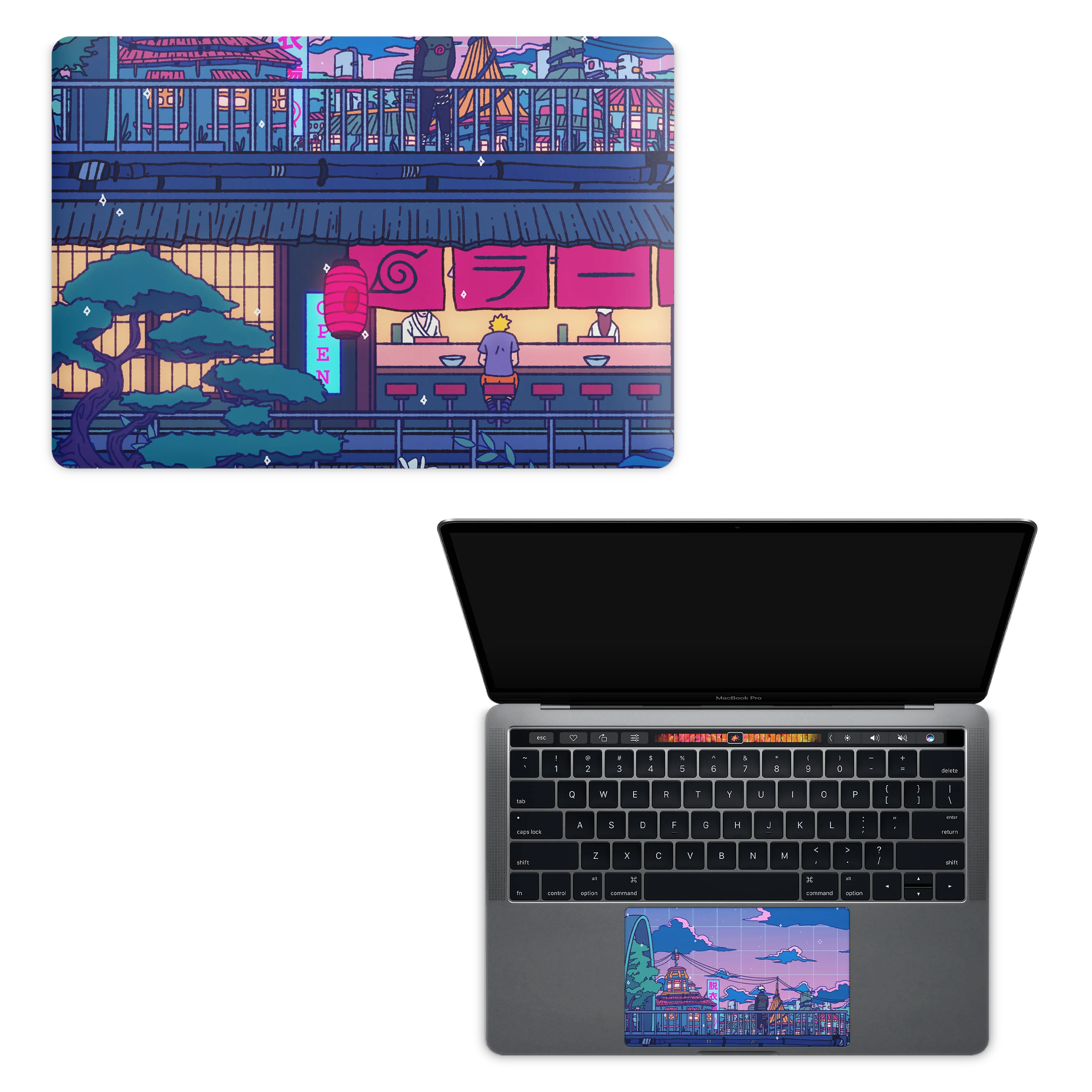 Apple MacBook Ramen Village Skin - Image 5