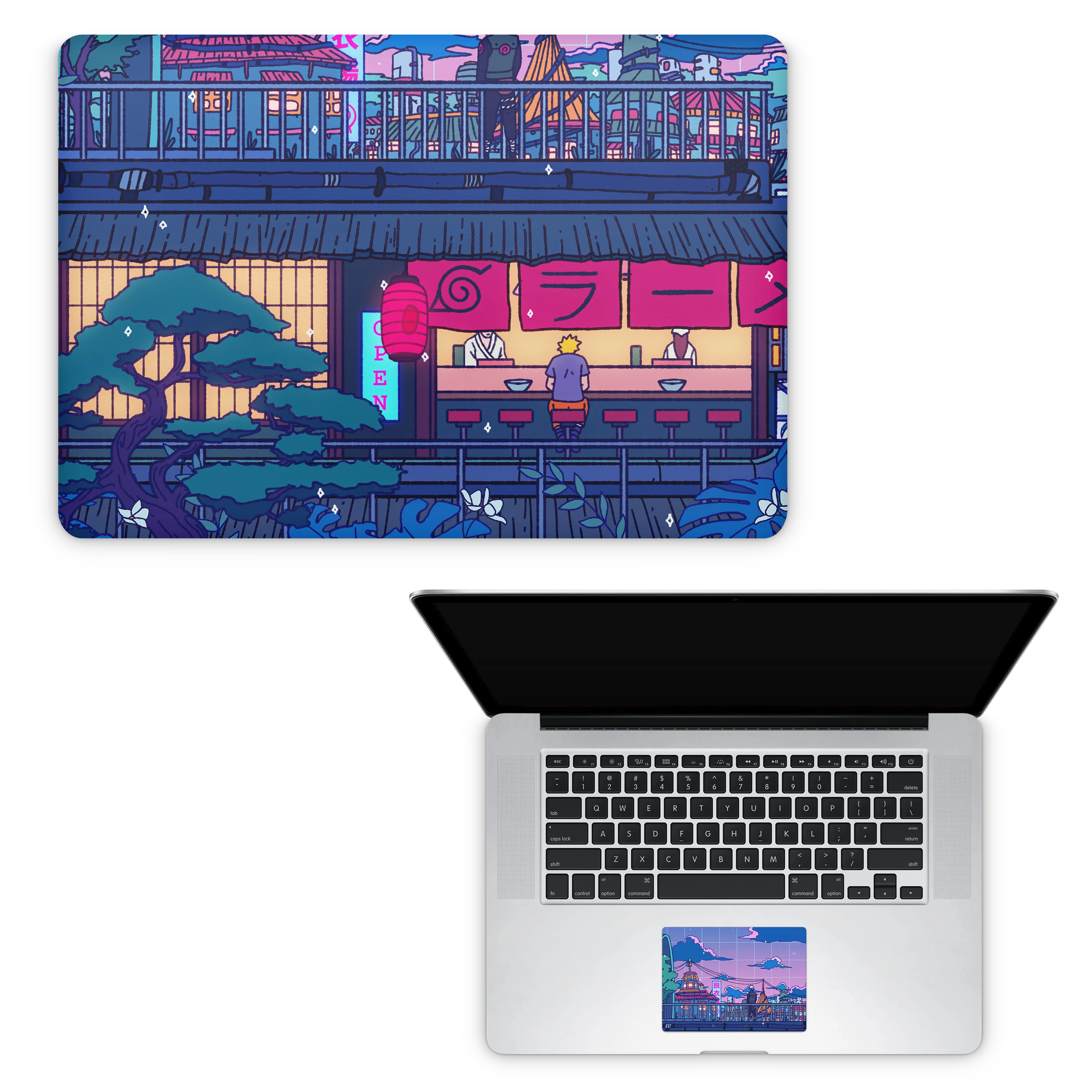 Apple MacBook Ramen Village Skin - Image 9