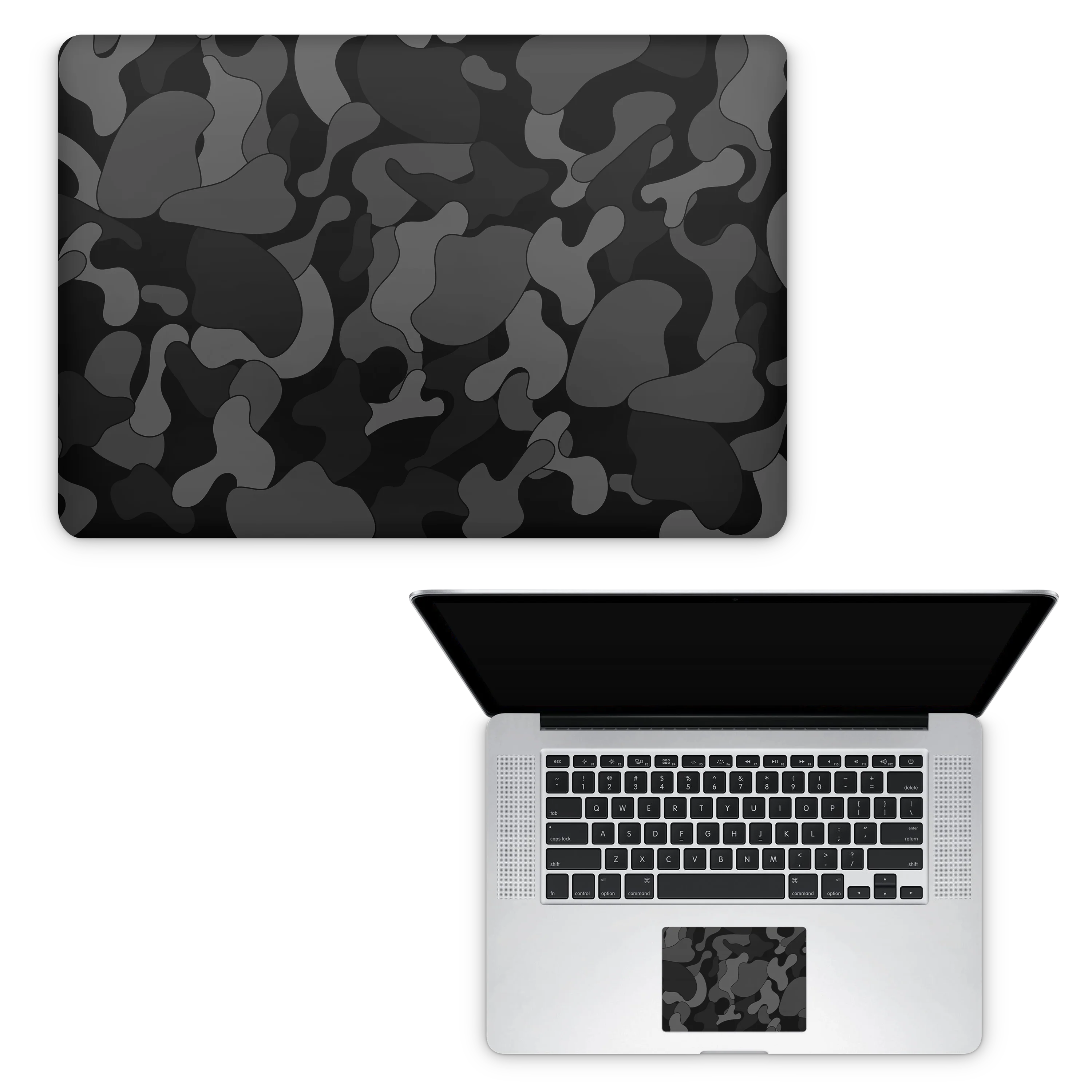 Apple MacBook Skin Ape Black Camo - Image 2