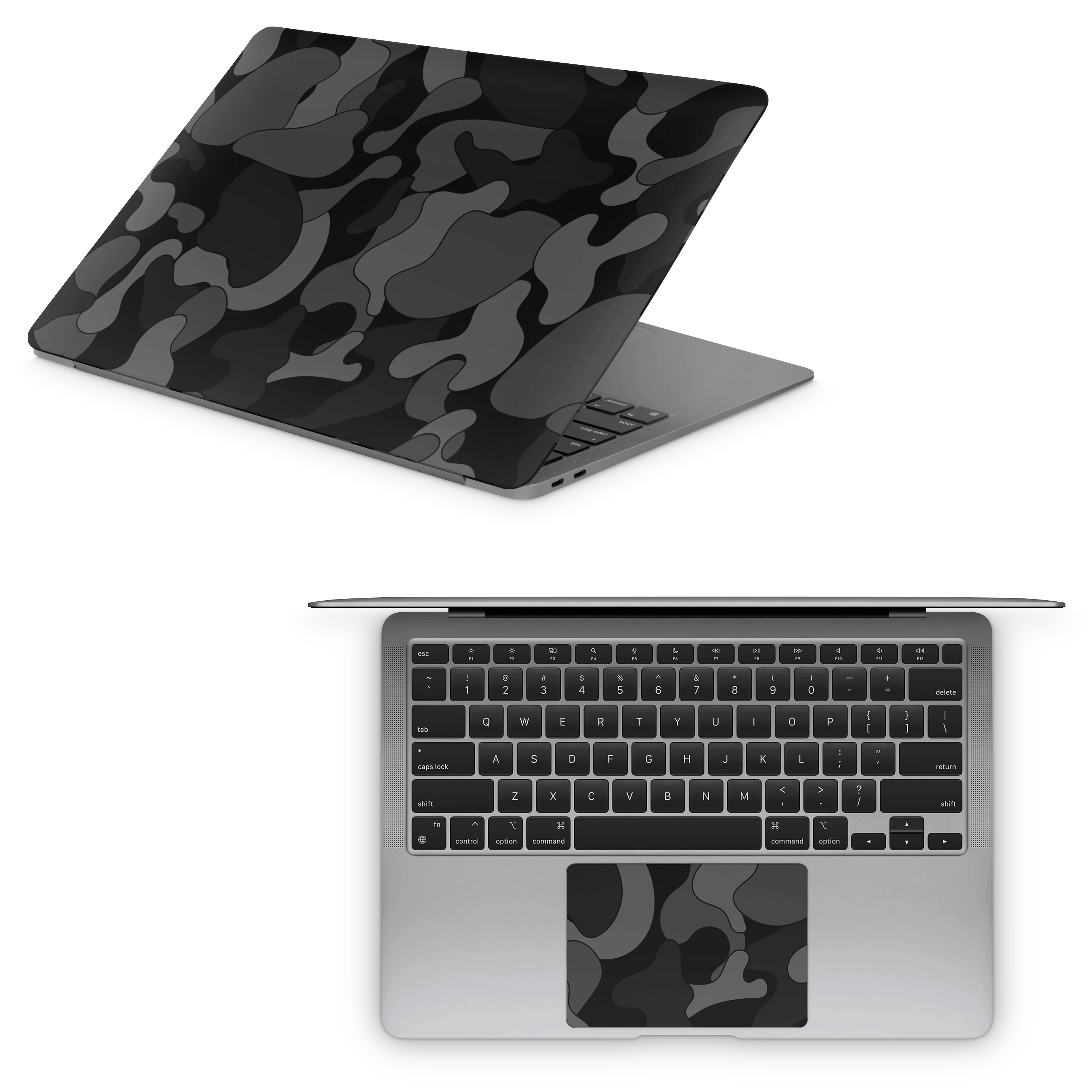 Apple MacBook Skin Ape Black Camo - Image 8