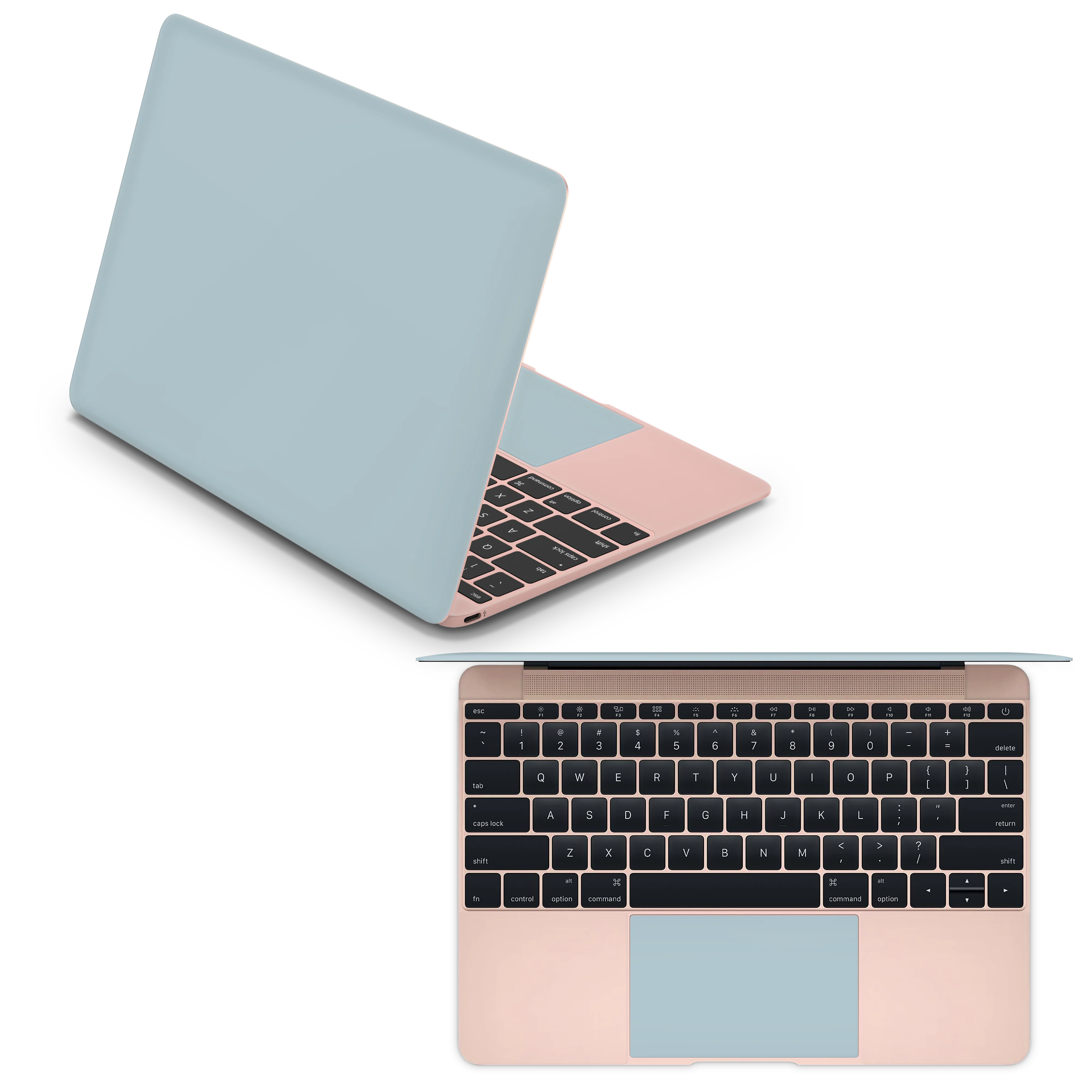 Apple MacBook Skin Baby Blue - Image 11