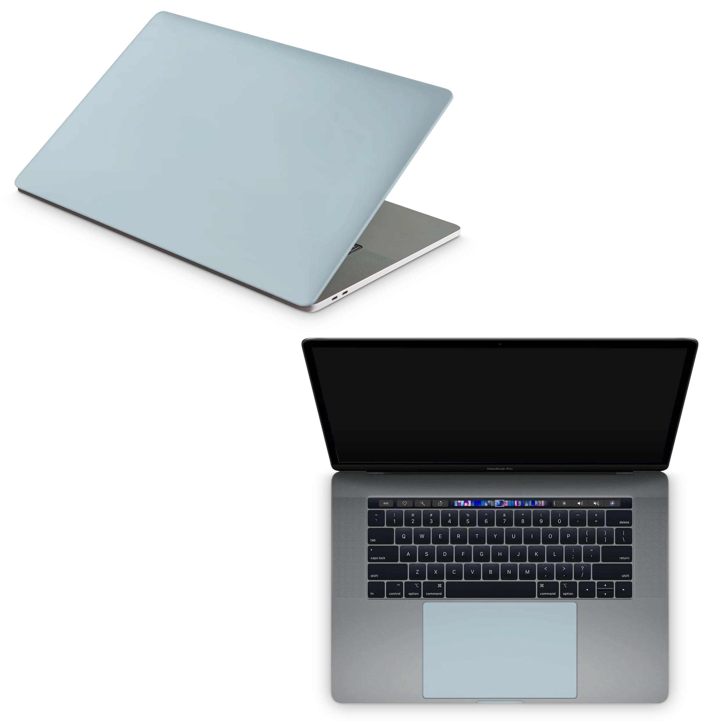 Apple MacBook Skin Baby Blue - Image 4