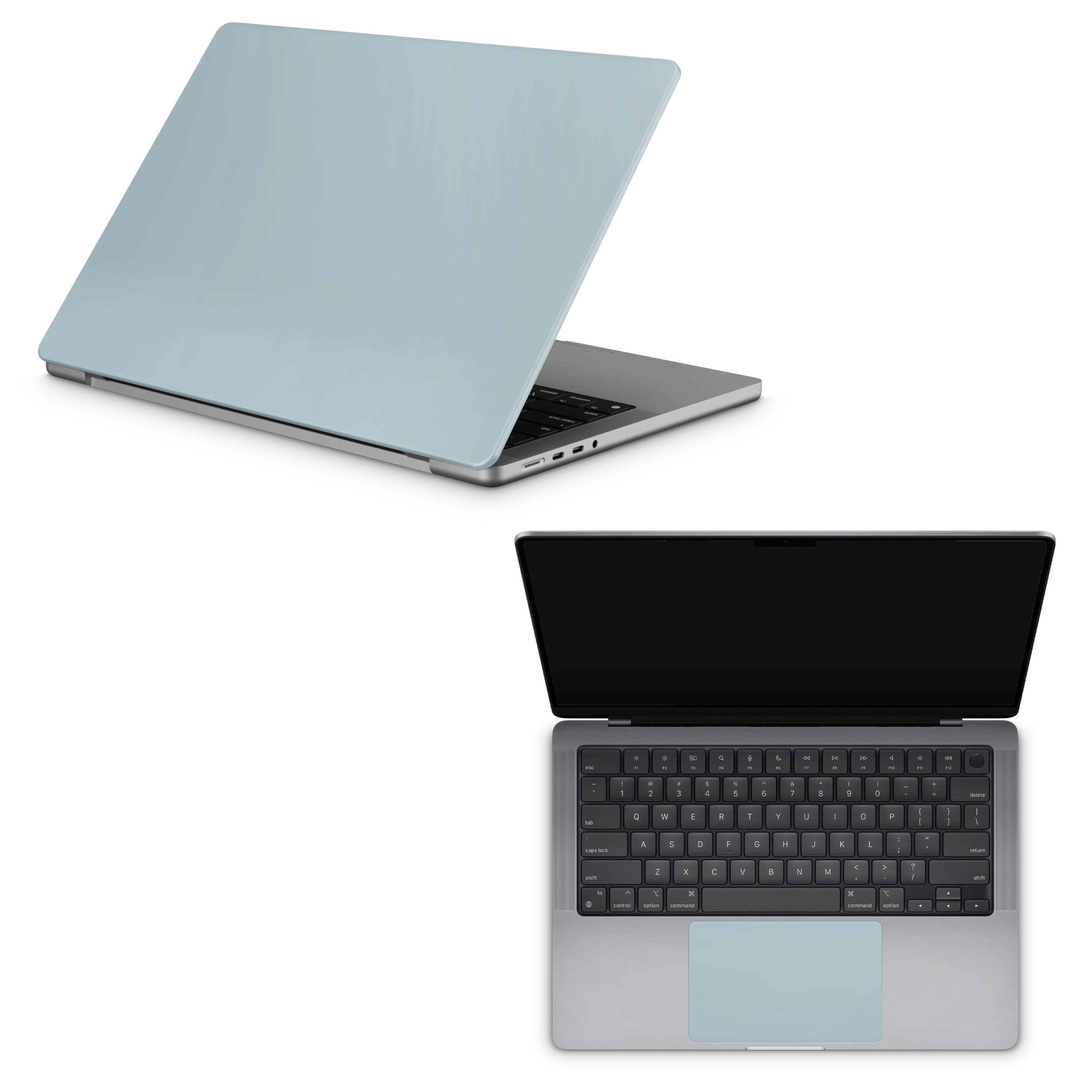 Apple MacBook Skin Baby Blue - Image 5