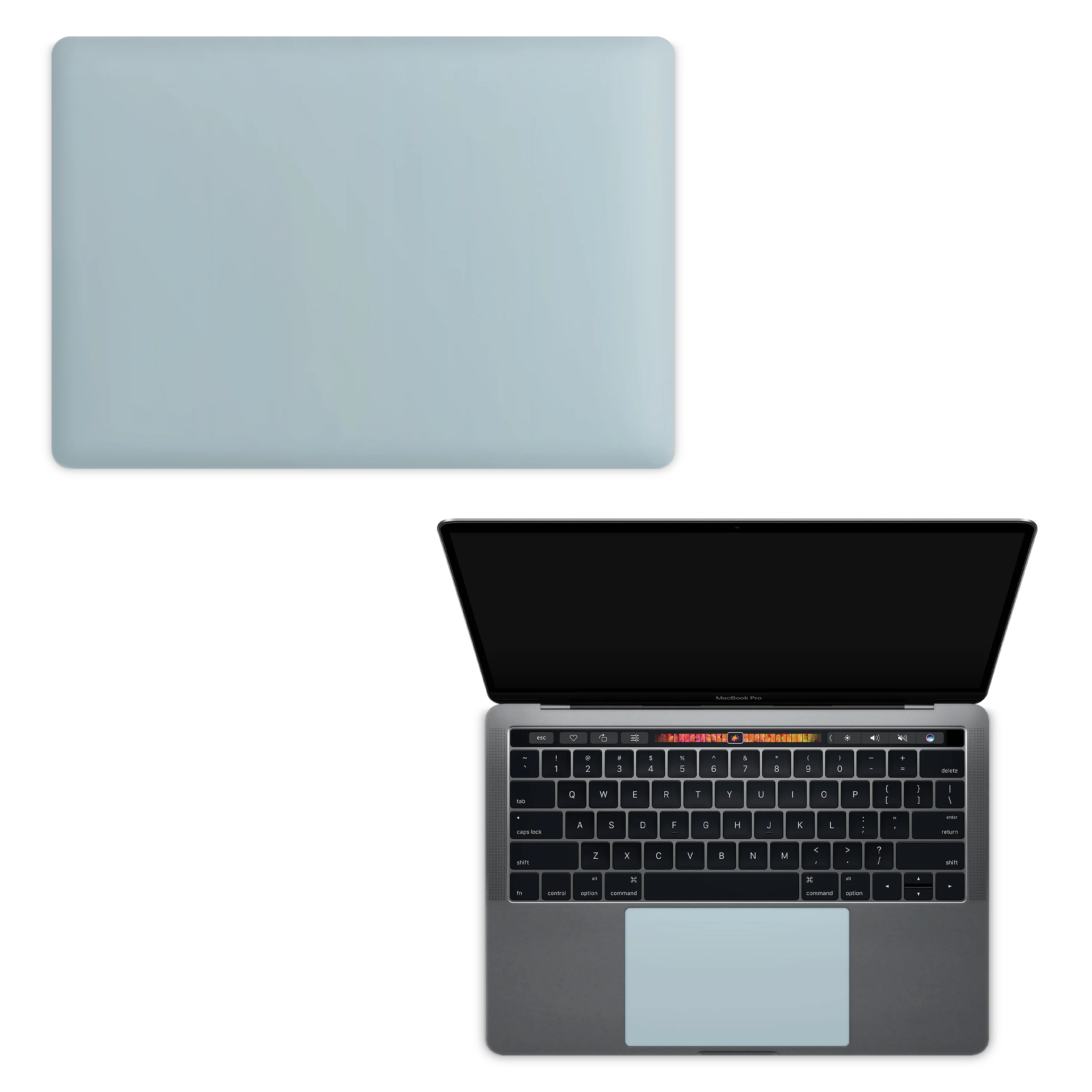 Apple MacBook Skin Baby Blue - Image 7