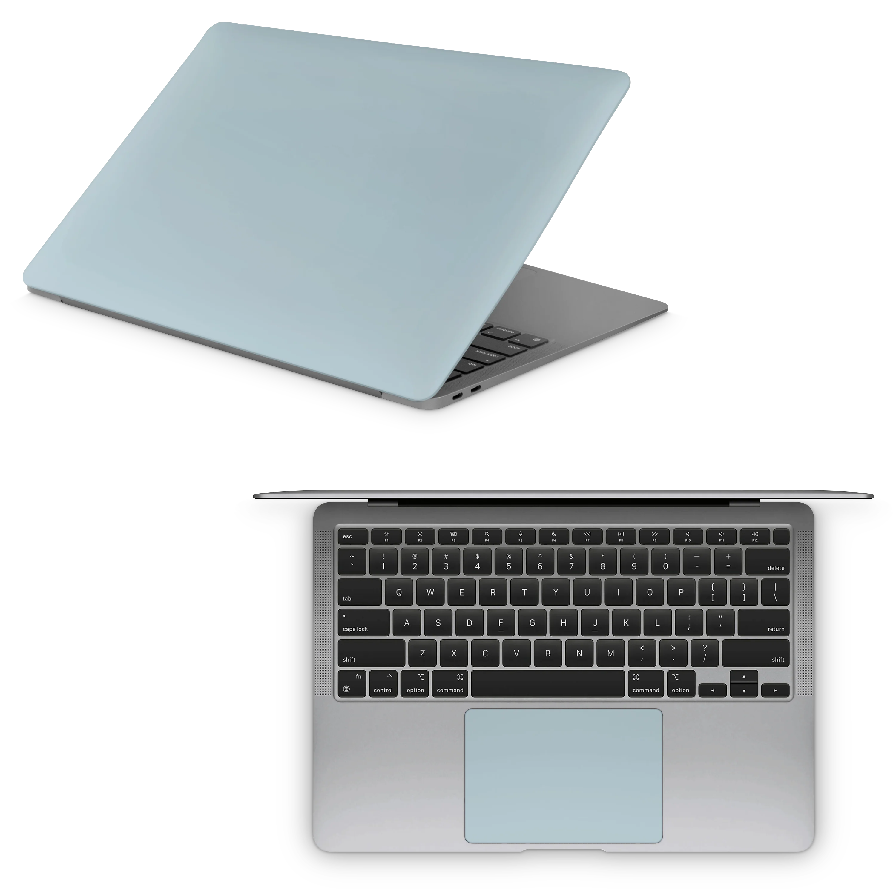 Apple MacBook Skin Baby Blue - Image 9