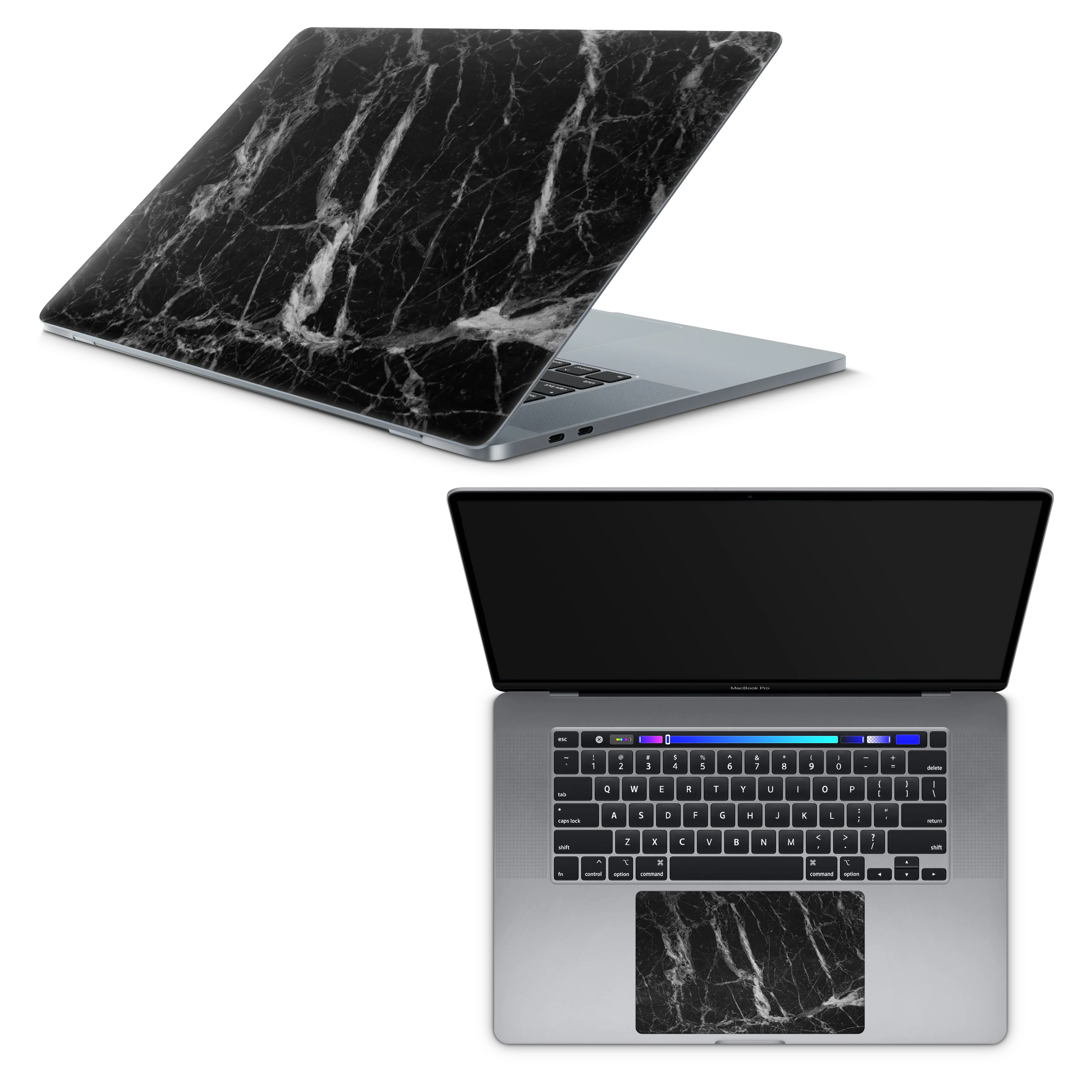 Apple MacBook Skin Black Marble