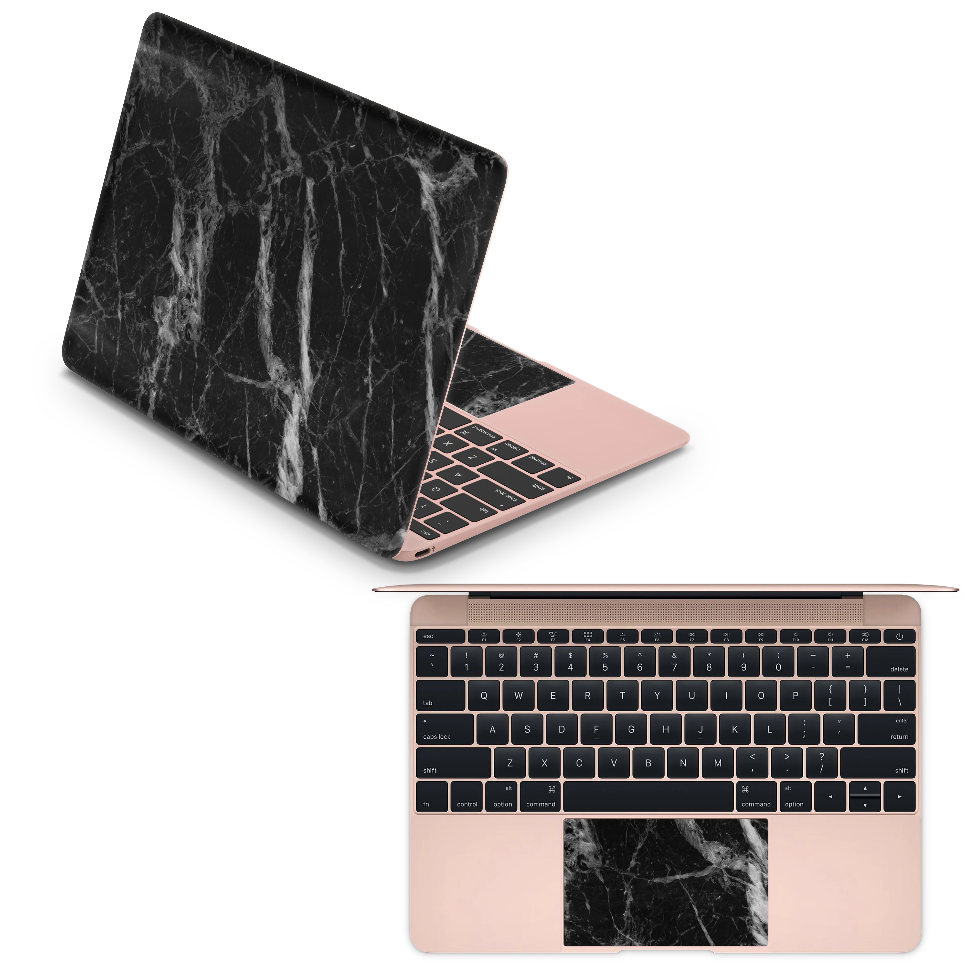 Apple MacBook Skin Black Marble - Image 10