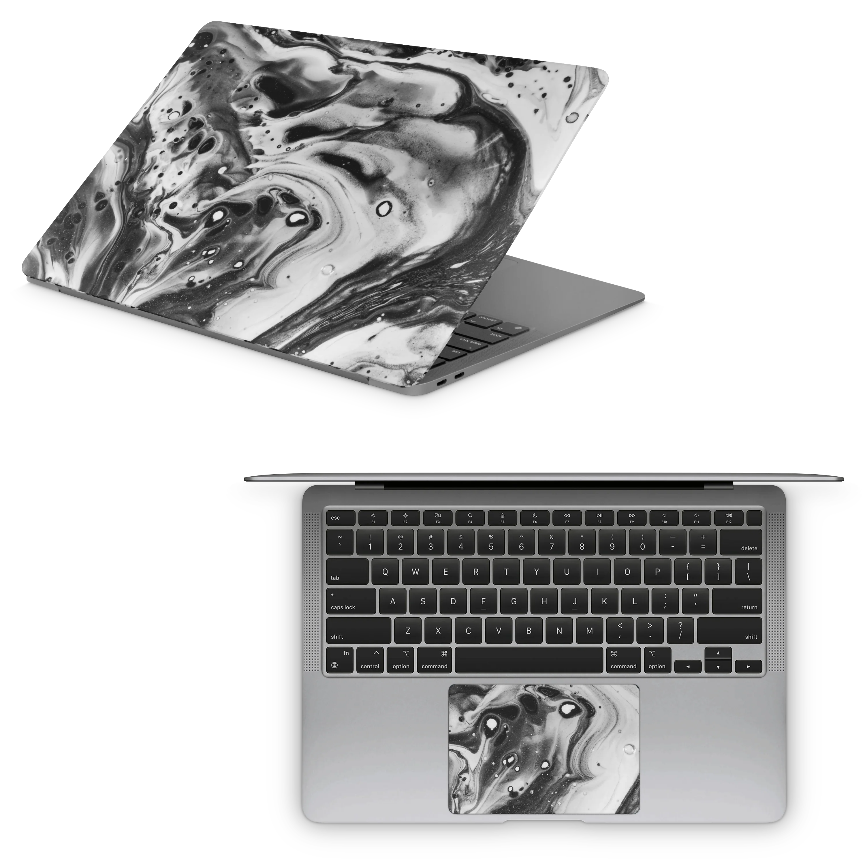 Apple MacBook Skin Dark Drip - Image 8