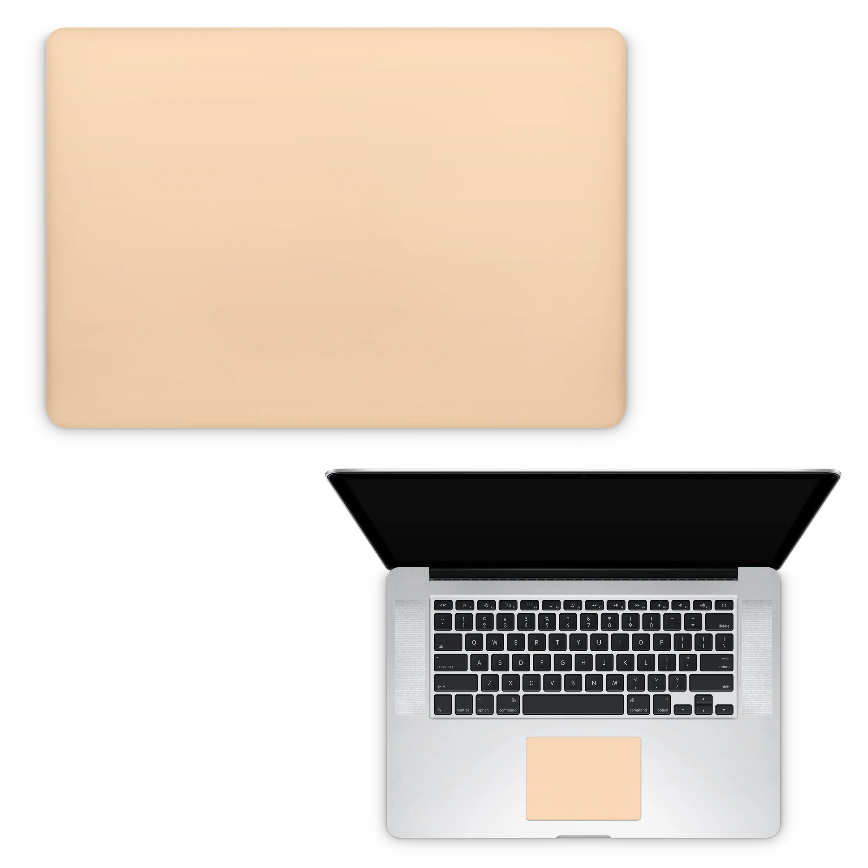 Apple MacBook Skin Pale Peach - Image 3