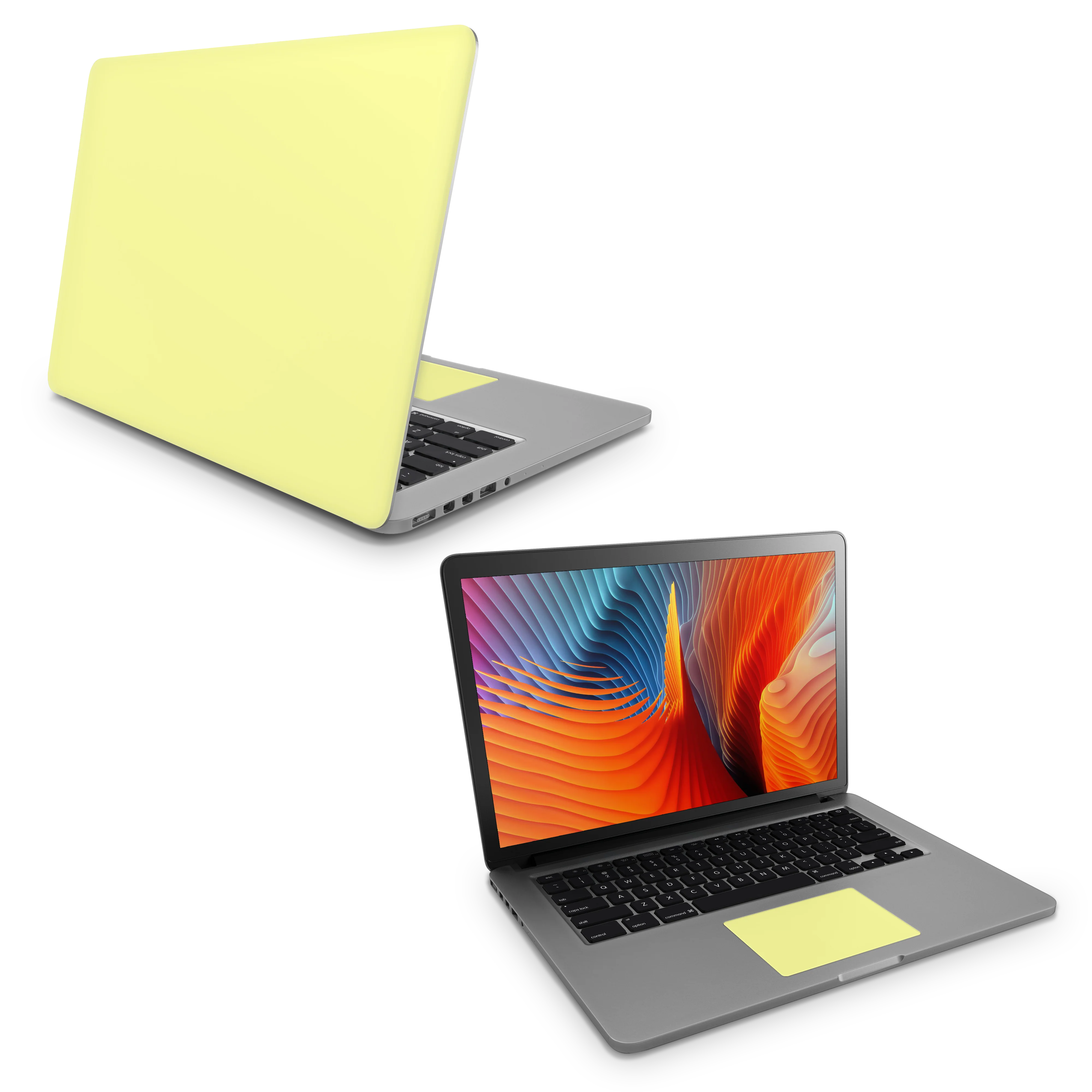 Apple MacBook Skin Pale Yellow - Image 8