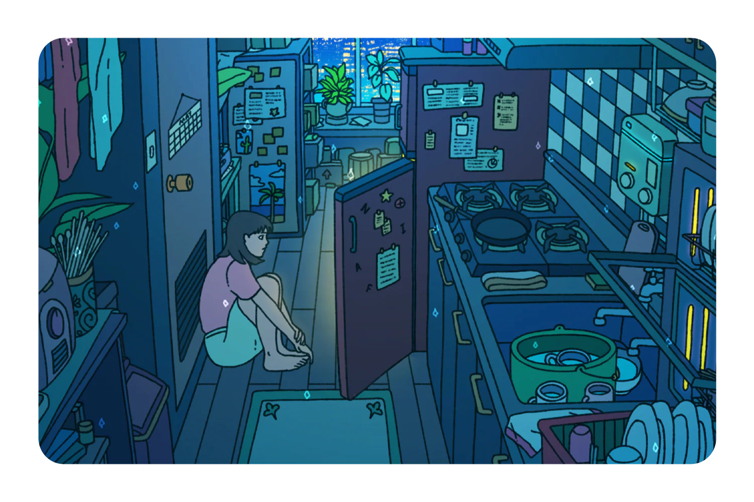 Blue Kitchen