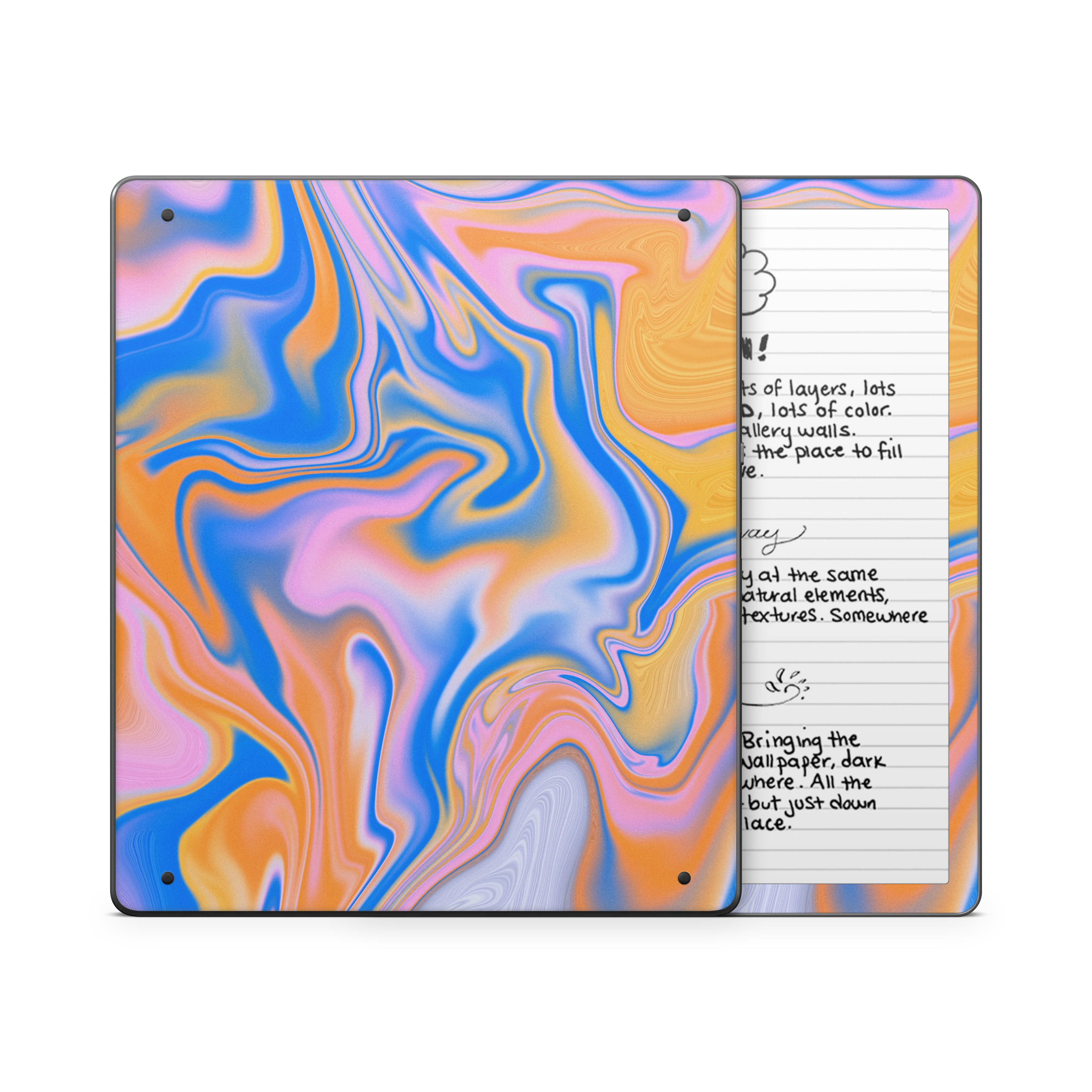 Blue Liquid Kindle Skin - Image 7