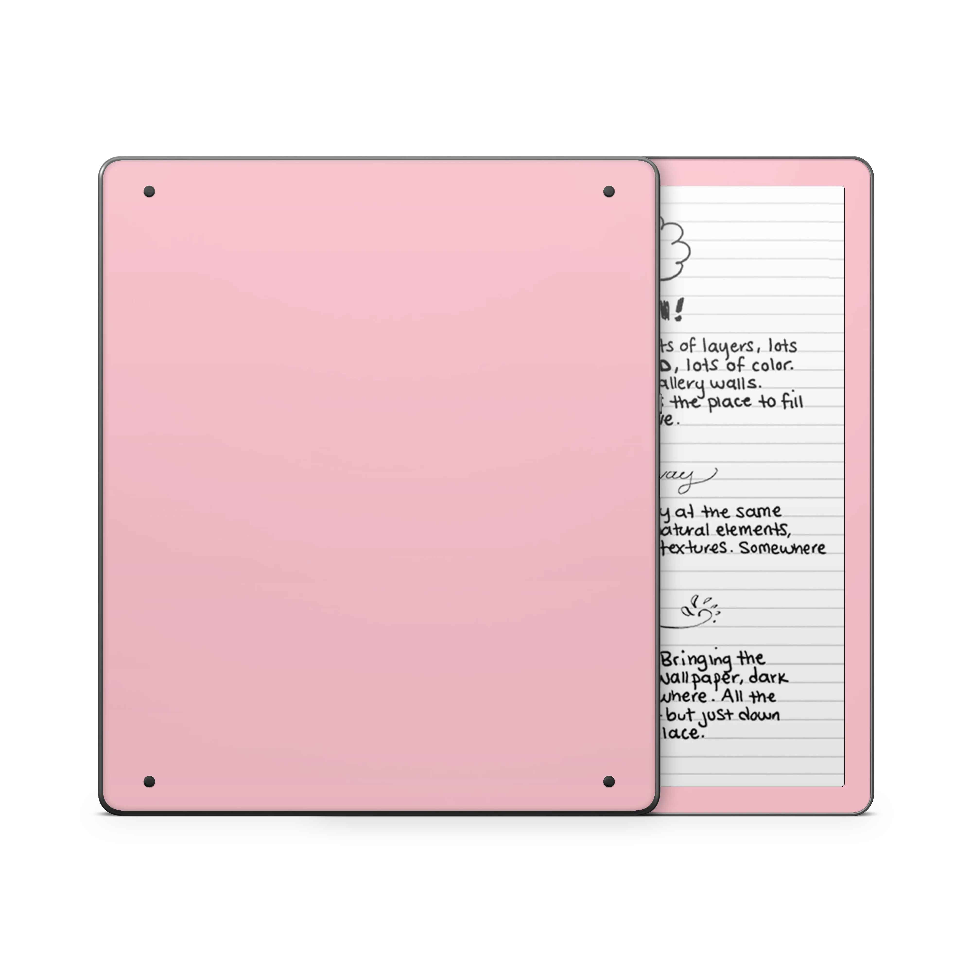 Blush Pink Kindle eReader Skin