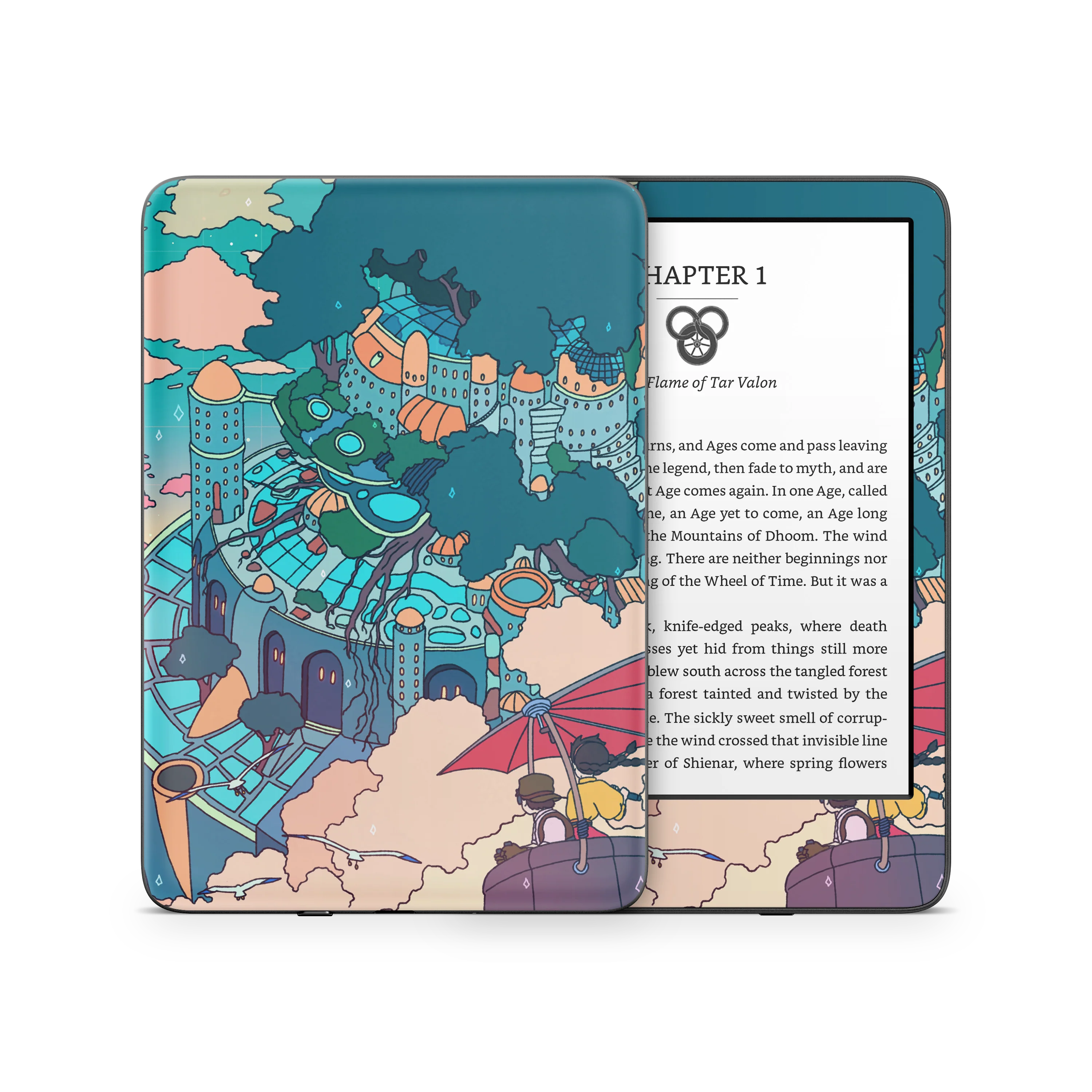 Castle in the Sky Kindle Skin