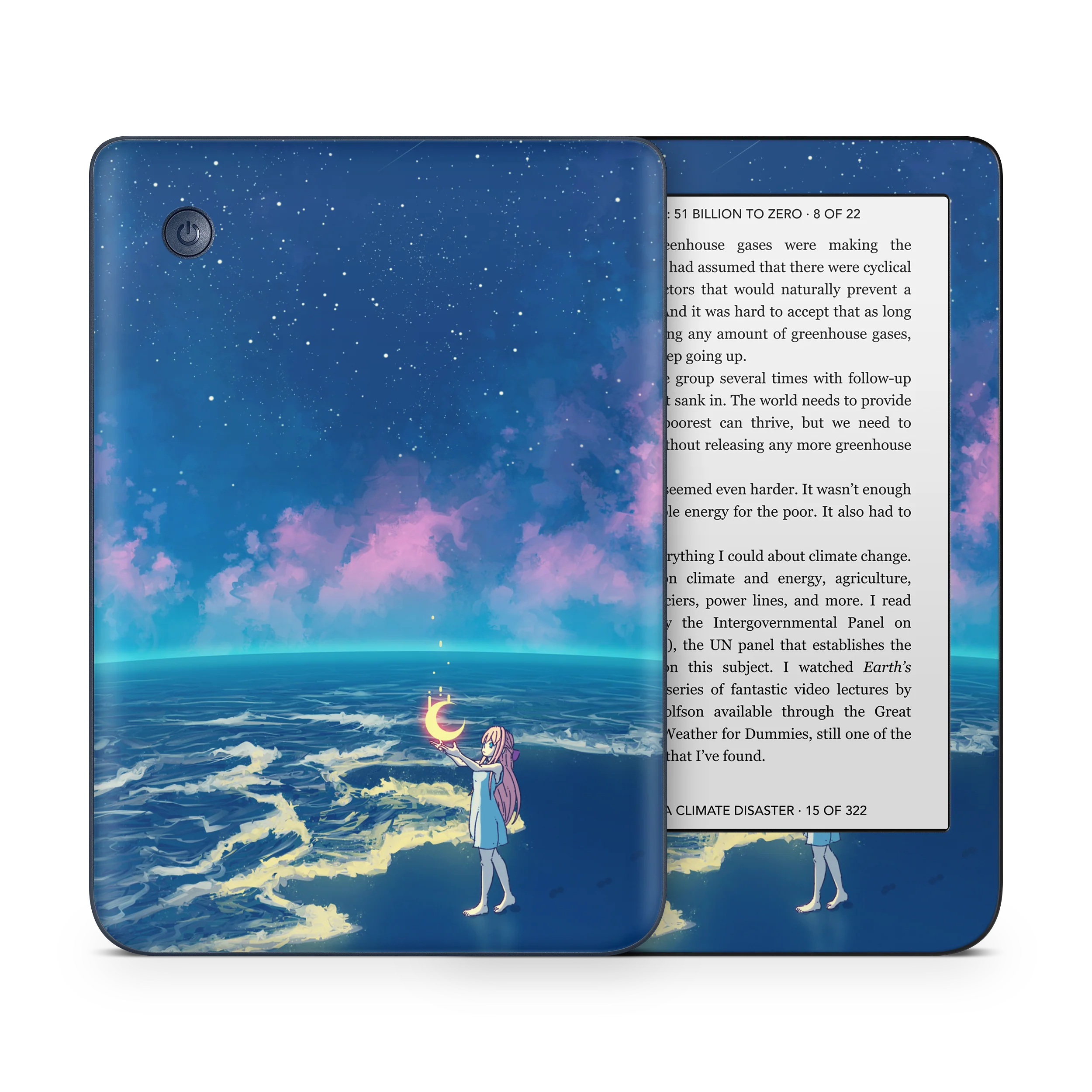 Catching the moon Kobo Skin