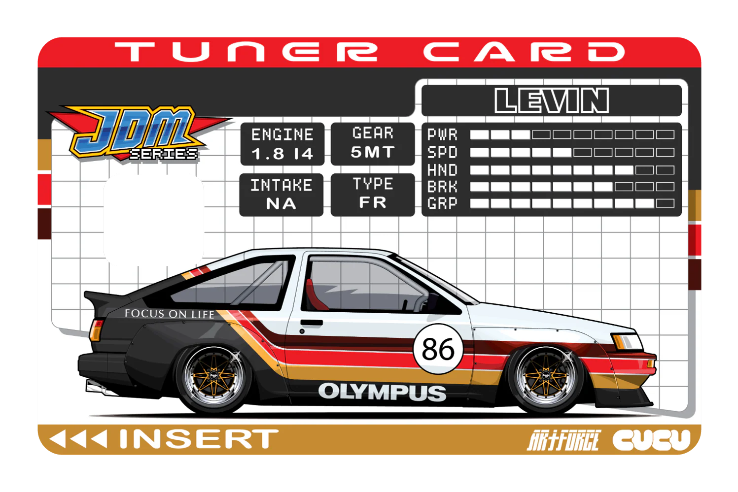Tuner Card AE86 Levin - Image 2