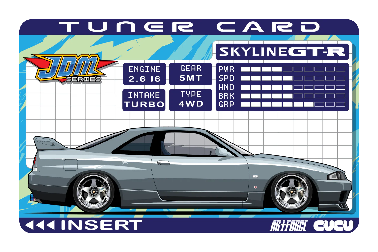 Tuner Card R33 GT-R Vspec
