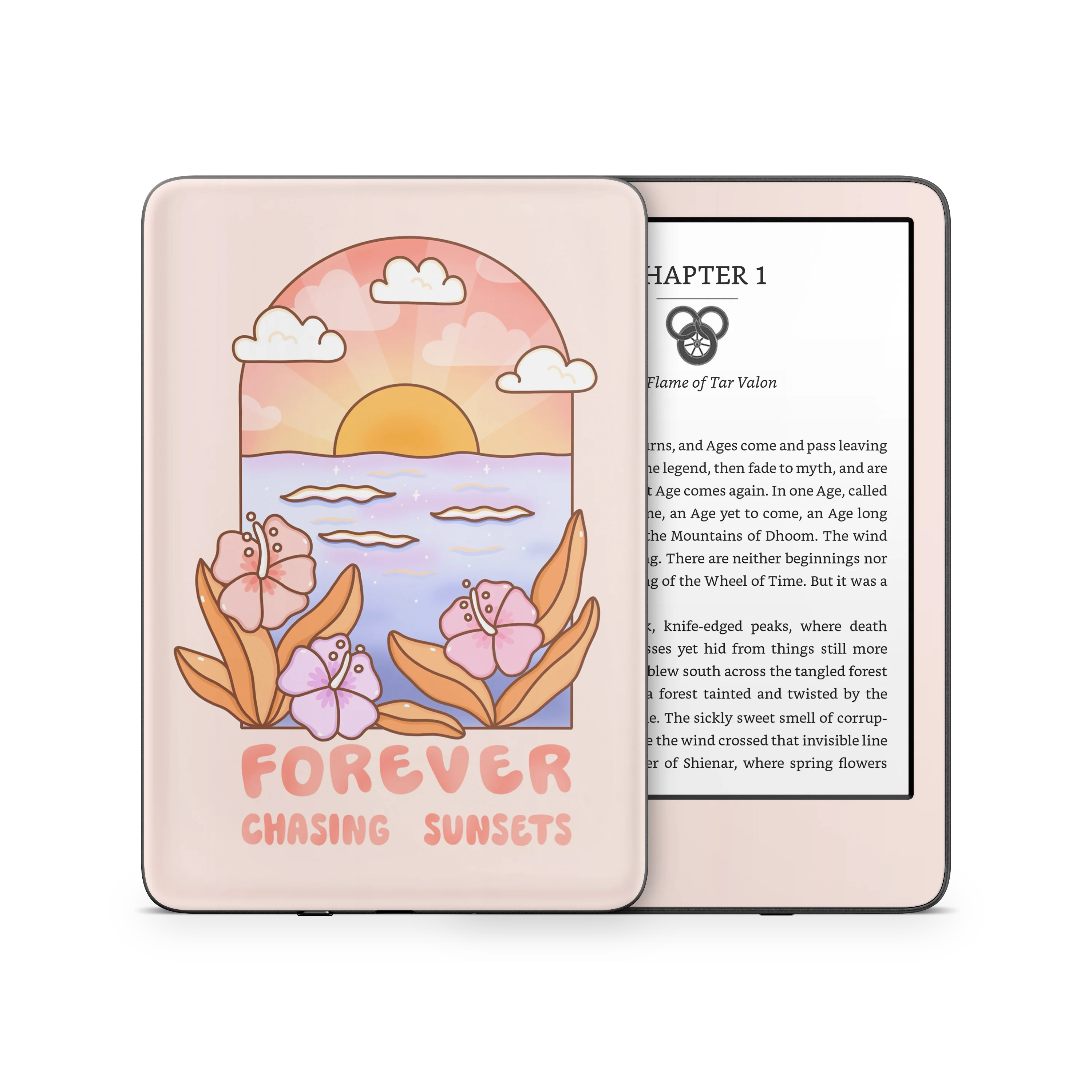 Chasing Sunsets Kindle Skin