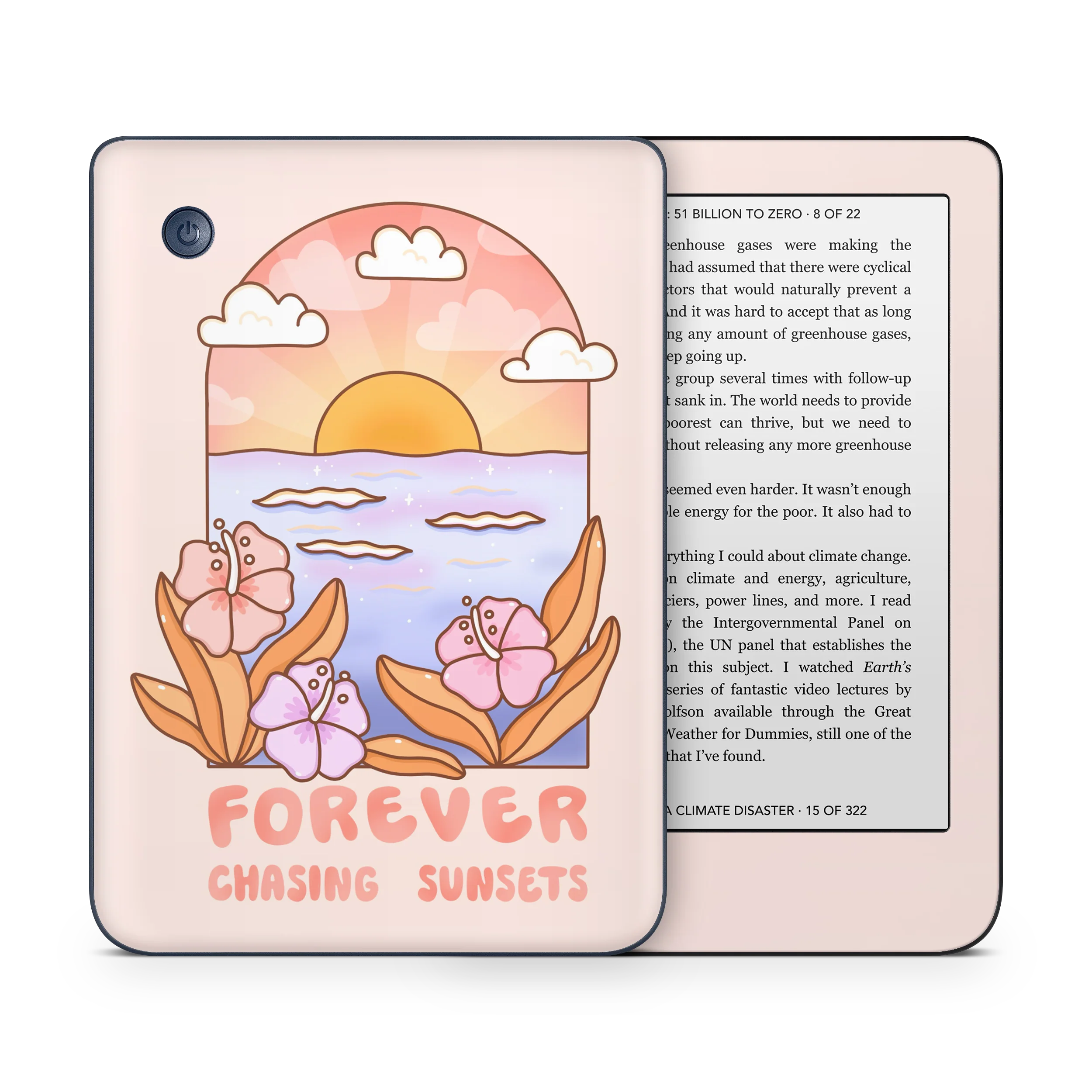 Chasing Sunsets Kobo Skin
