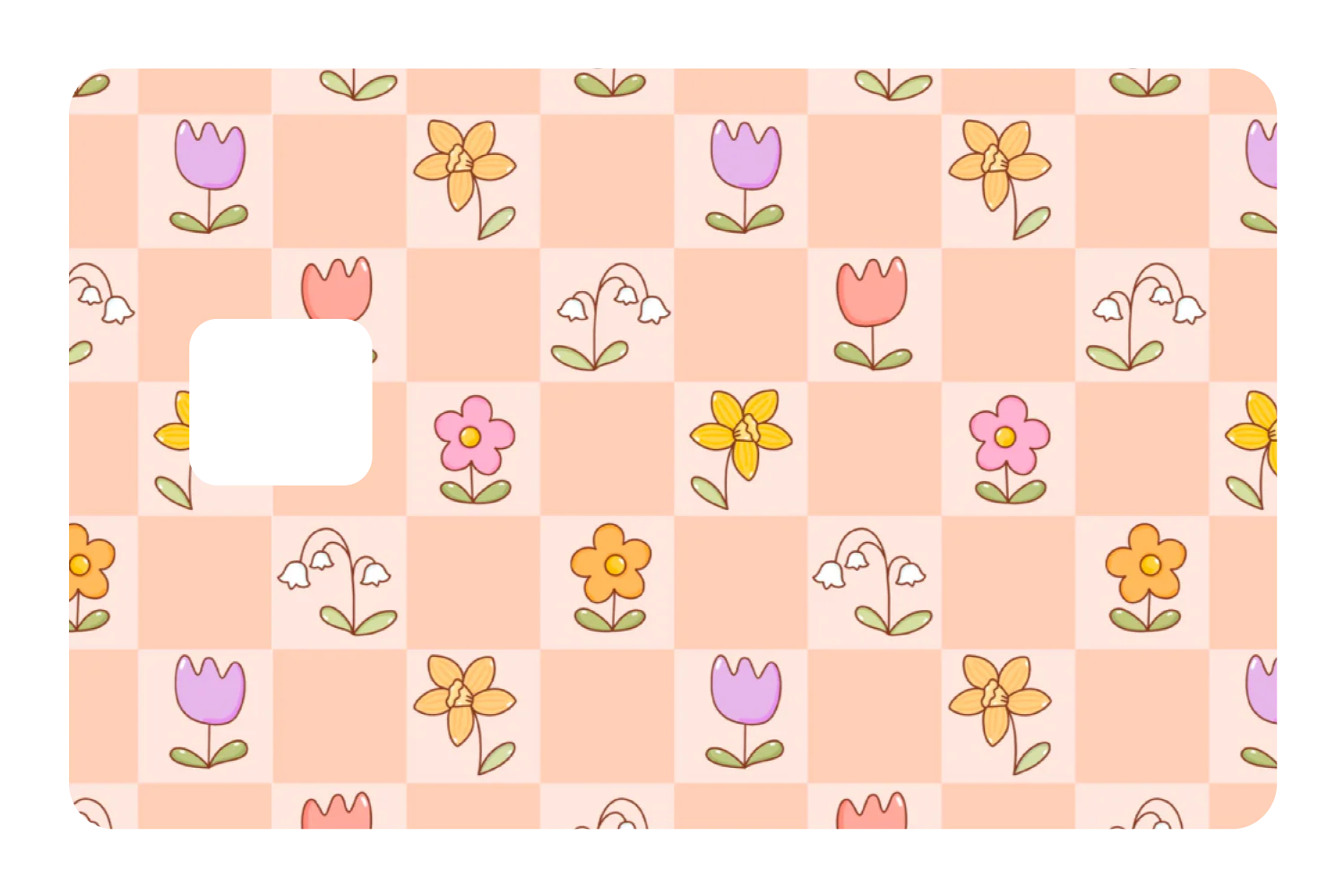 Checkered Flowers - Image 3