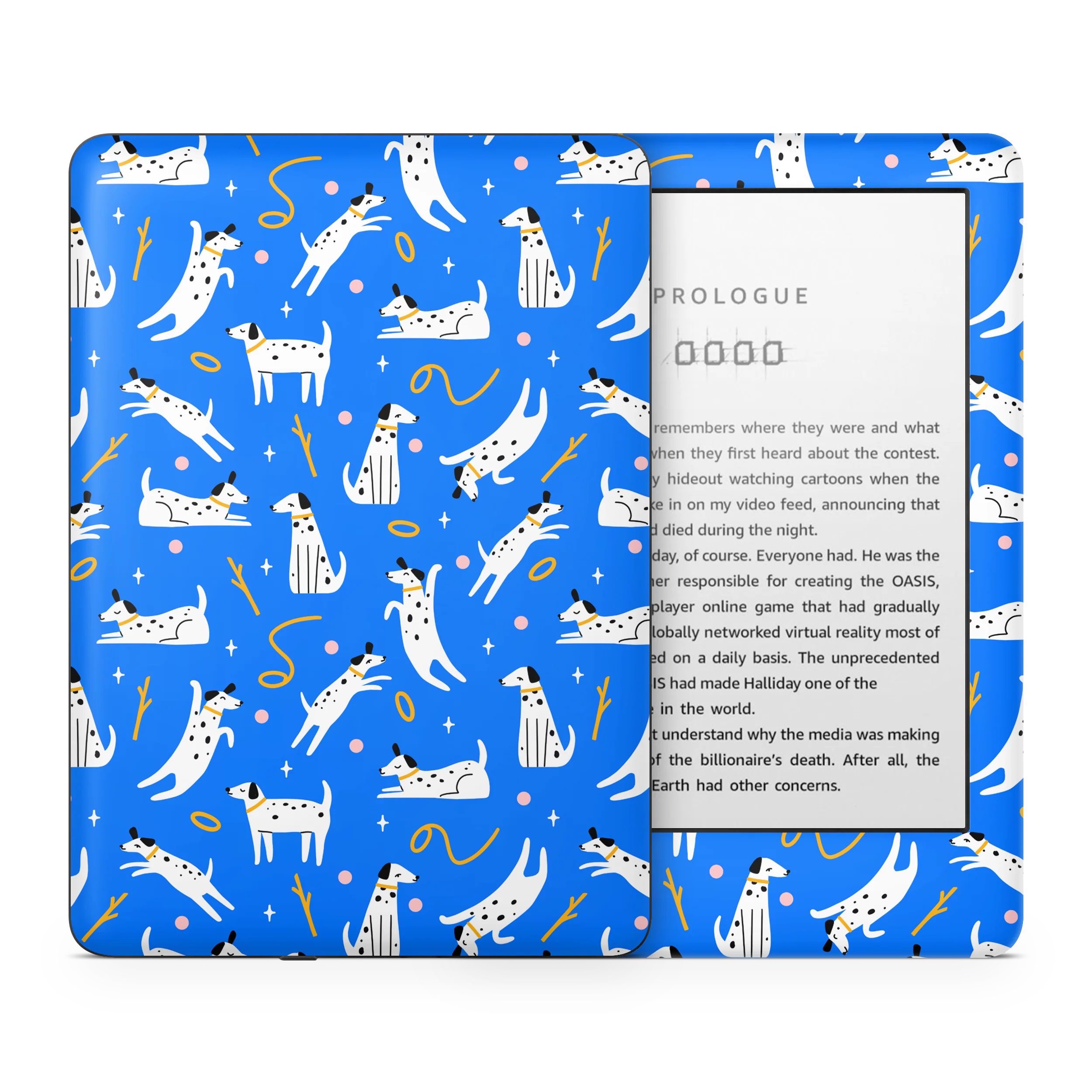 Cobalt Dog Kindle Skin - Image 2