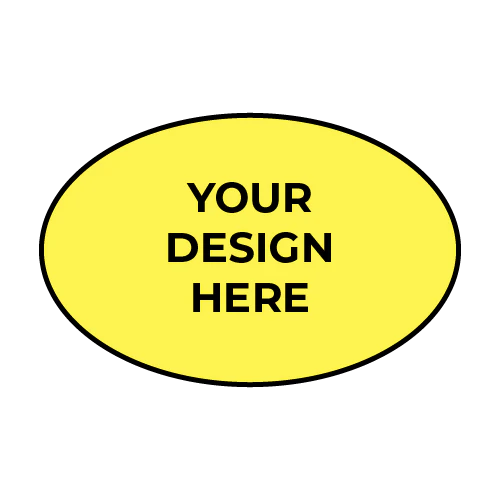 Custom Decal - Oval (Medium ~ 6" / 15cm)