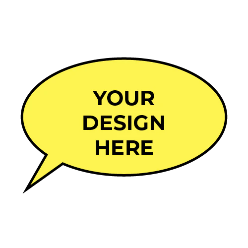 Custom Decal - Talk Bubble (Large ~ 10" / 25cm)
