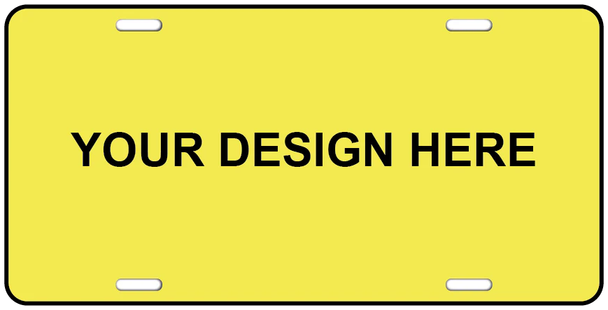 Custom Vanity License Plate