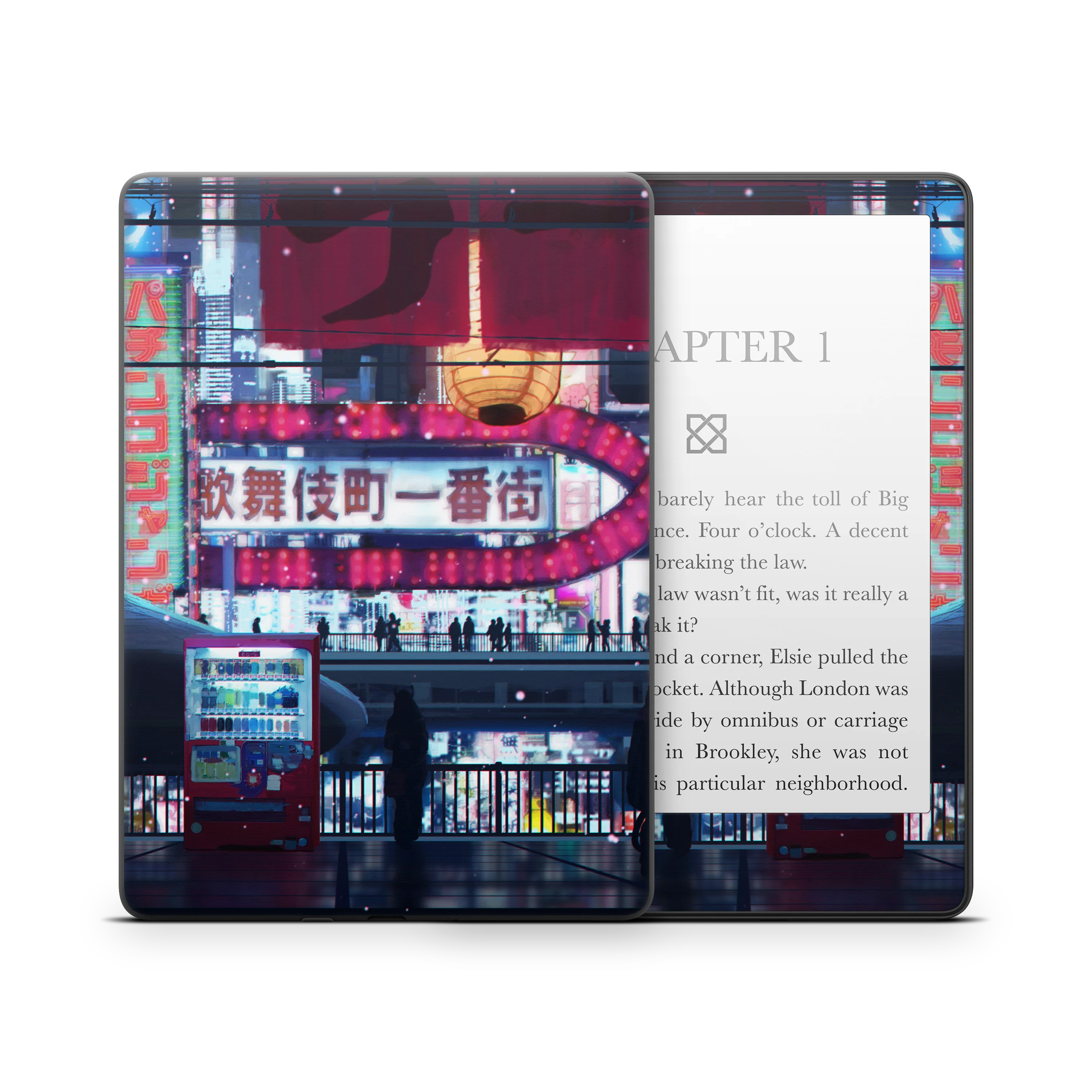 Cyberpunk Streets Kindle Skin - Image 5