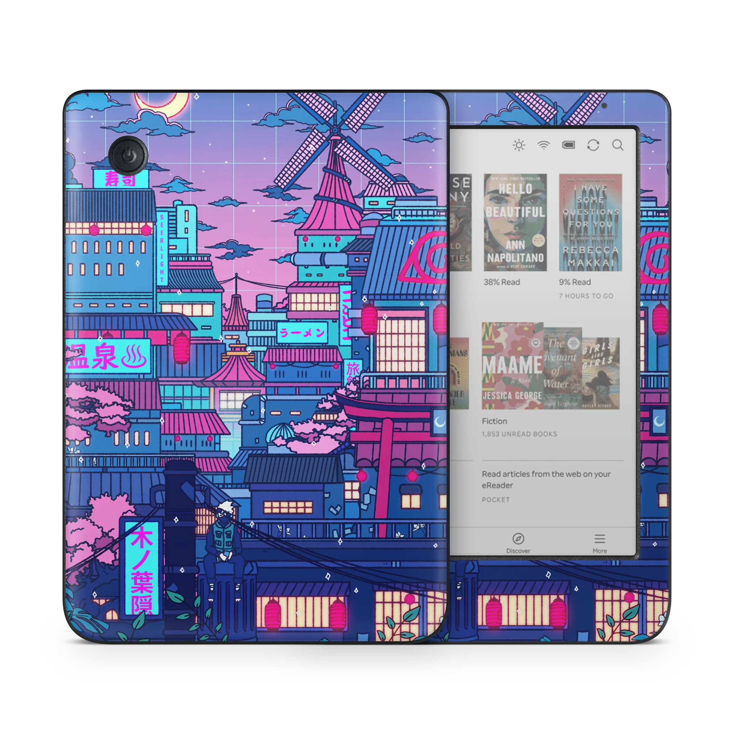 Cyberpunk Village Kobo Skin - Image 2