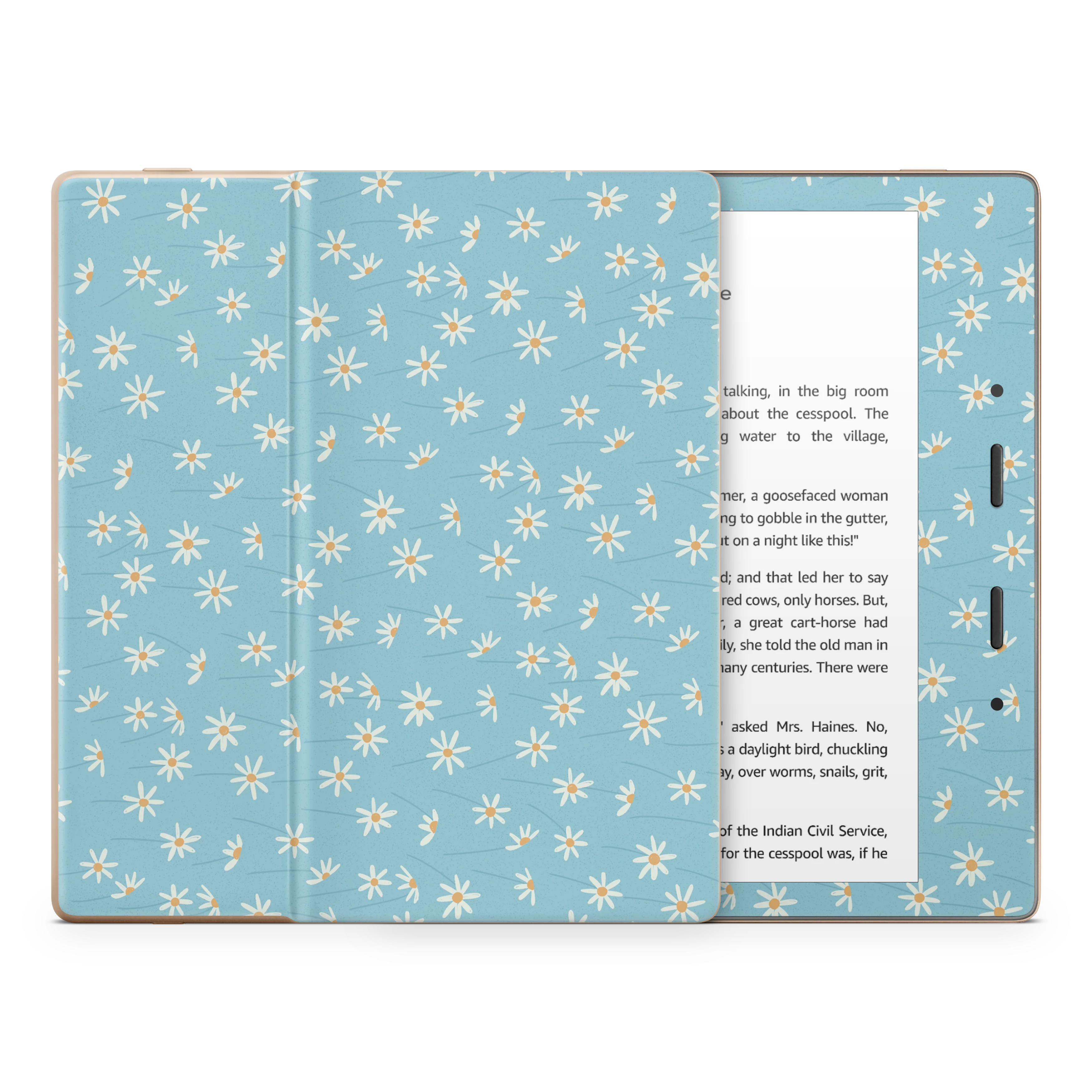 Daisy Blue Kindle Skin - Image 3