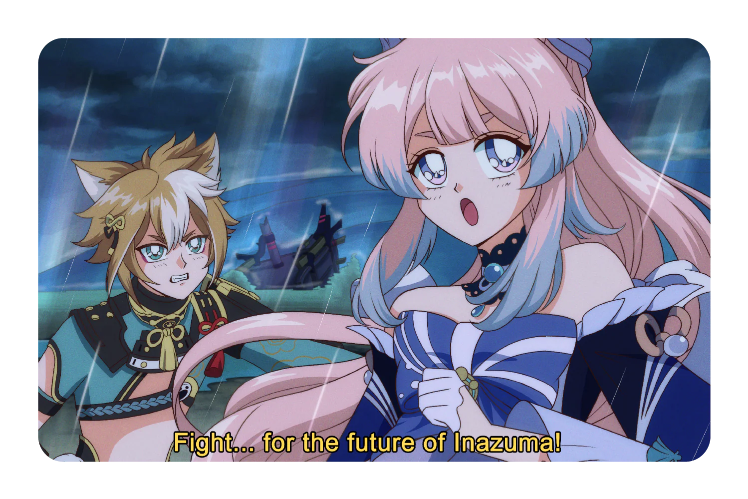 Fighting for Inazuma