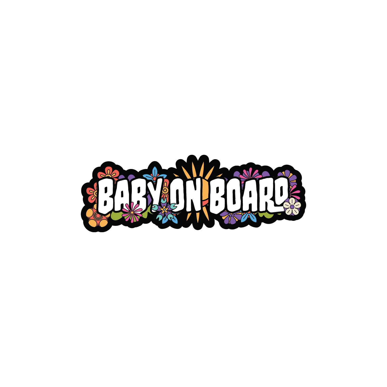 Floral Baby On Board - Image 2
